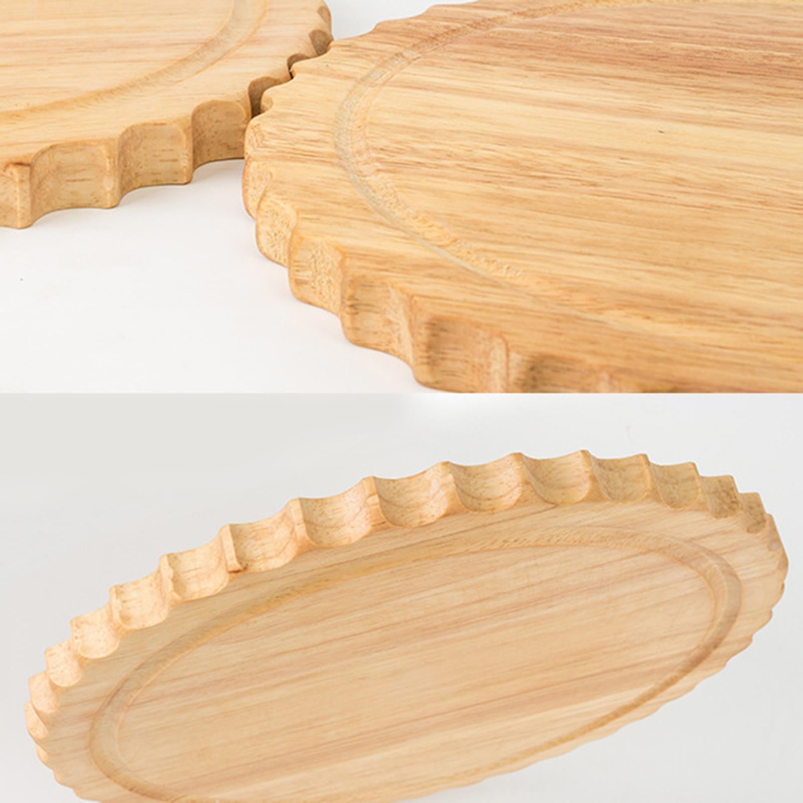 Wood Cutting Board Food Prepare Round Pizza Peel for Fruit Cheese Vegetables
