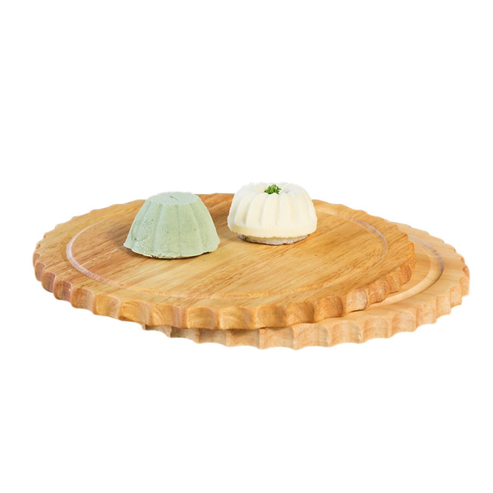 Wood Cutting Board Food Prepare Round Pizza Peel for Fruit Cheese Vegetables
