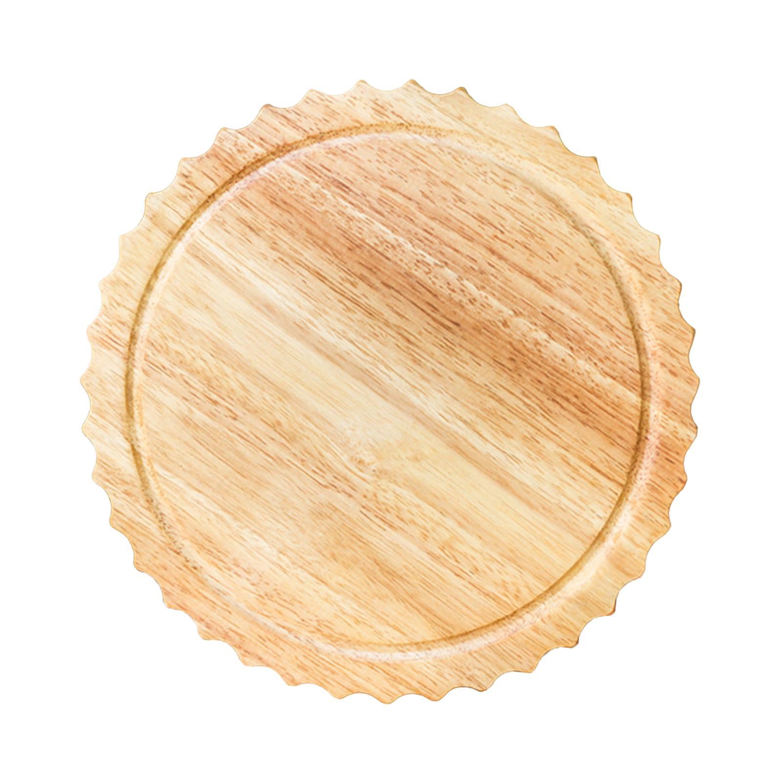 Wood Cutting Board Food Prepare Round Pizza Peel for Fruit Cheese Vegetables