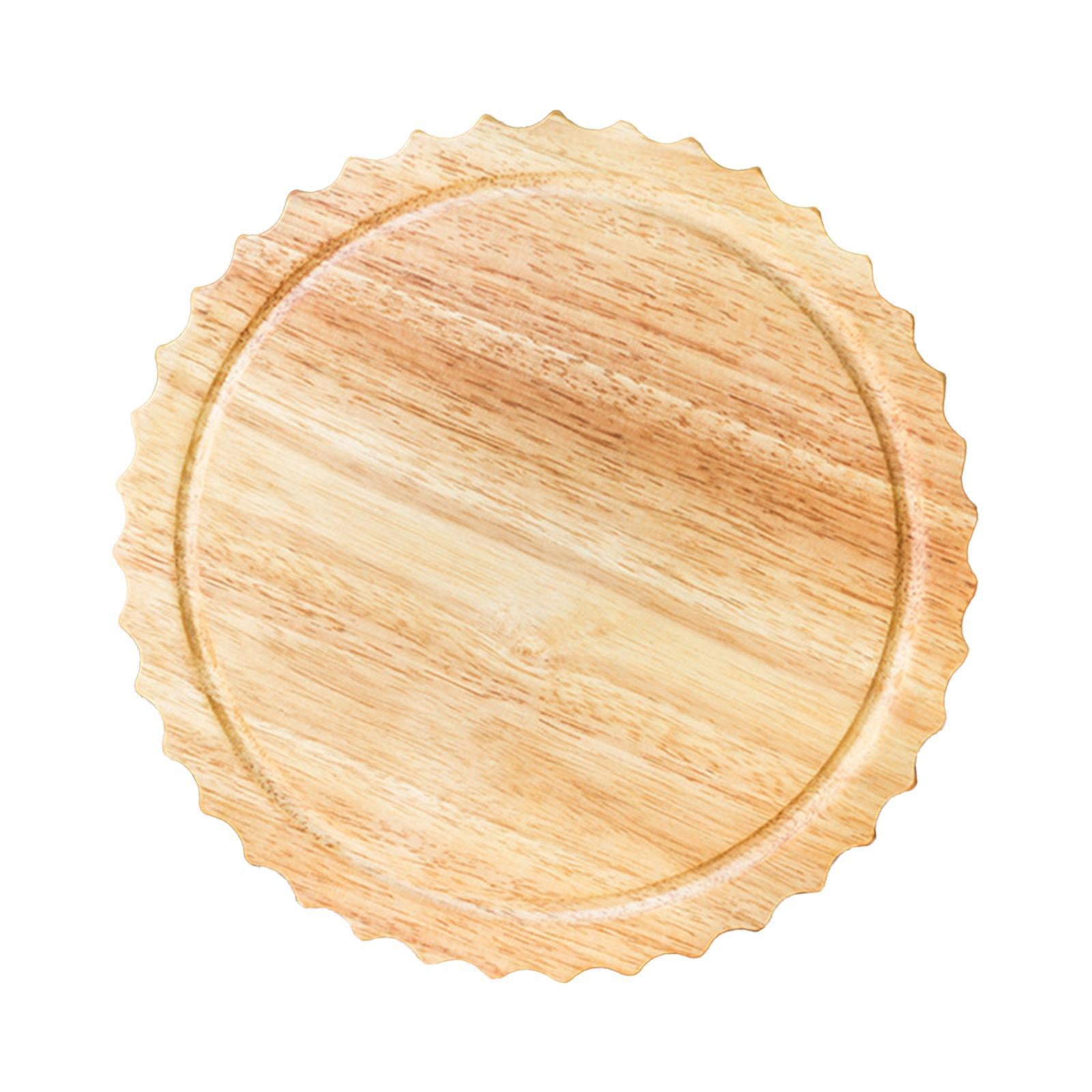 Wood Cutting Board Food Prepare Round Pizza Peel for Fruit Cheese Vegetables