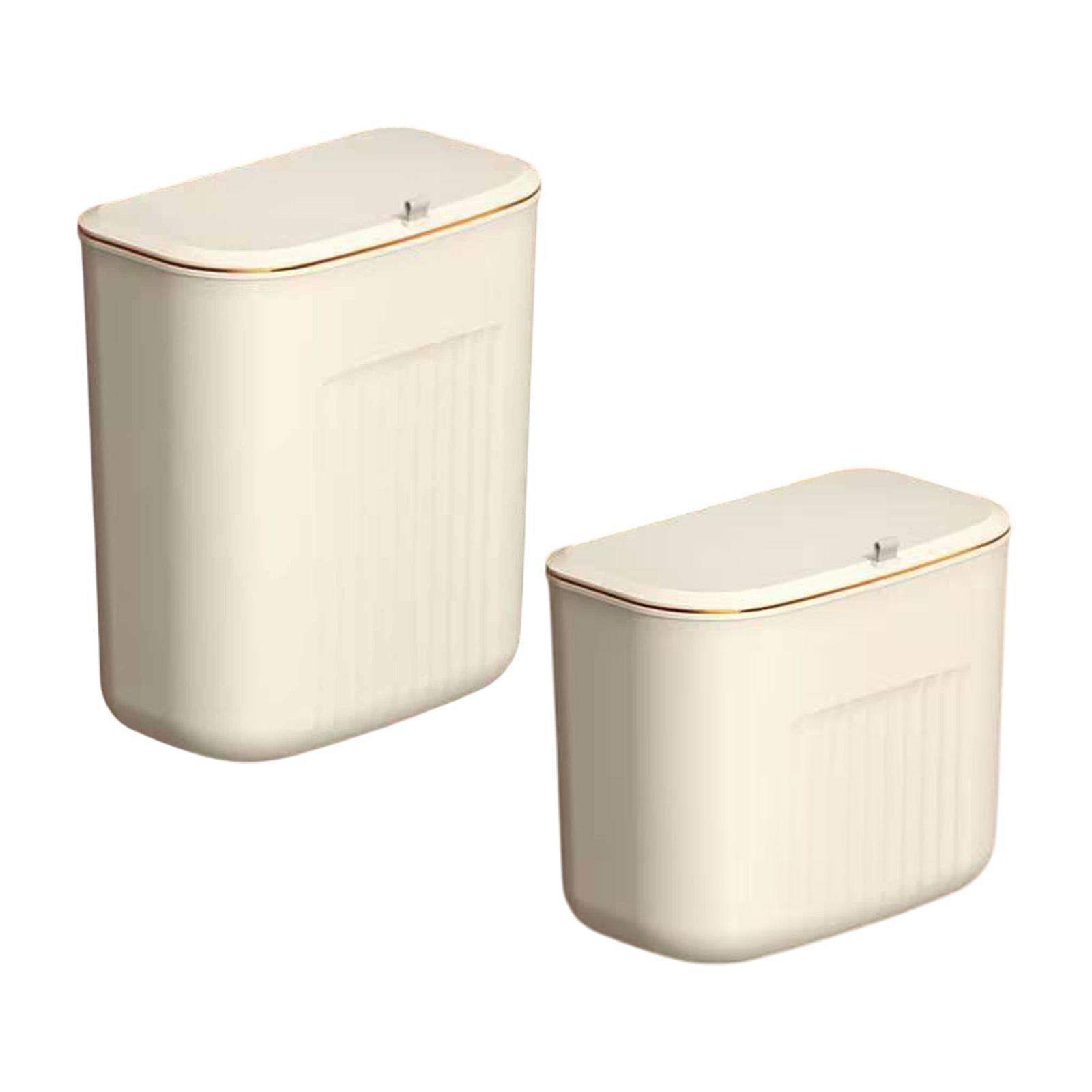 Hanging Trash Can Easy Installation Waste Bin for Office Toilet Laundry Room Large