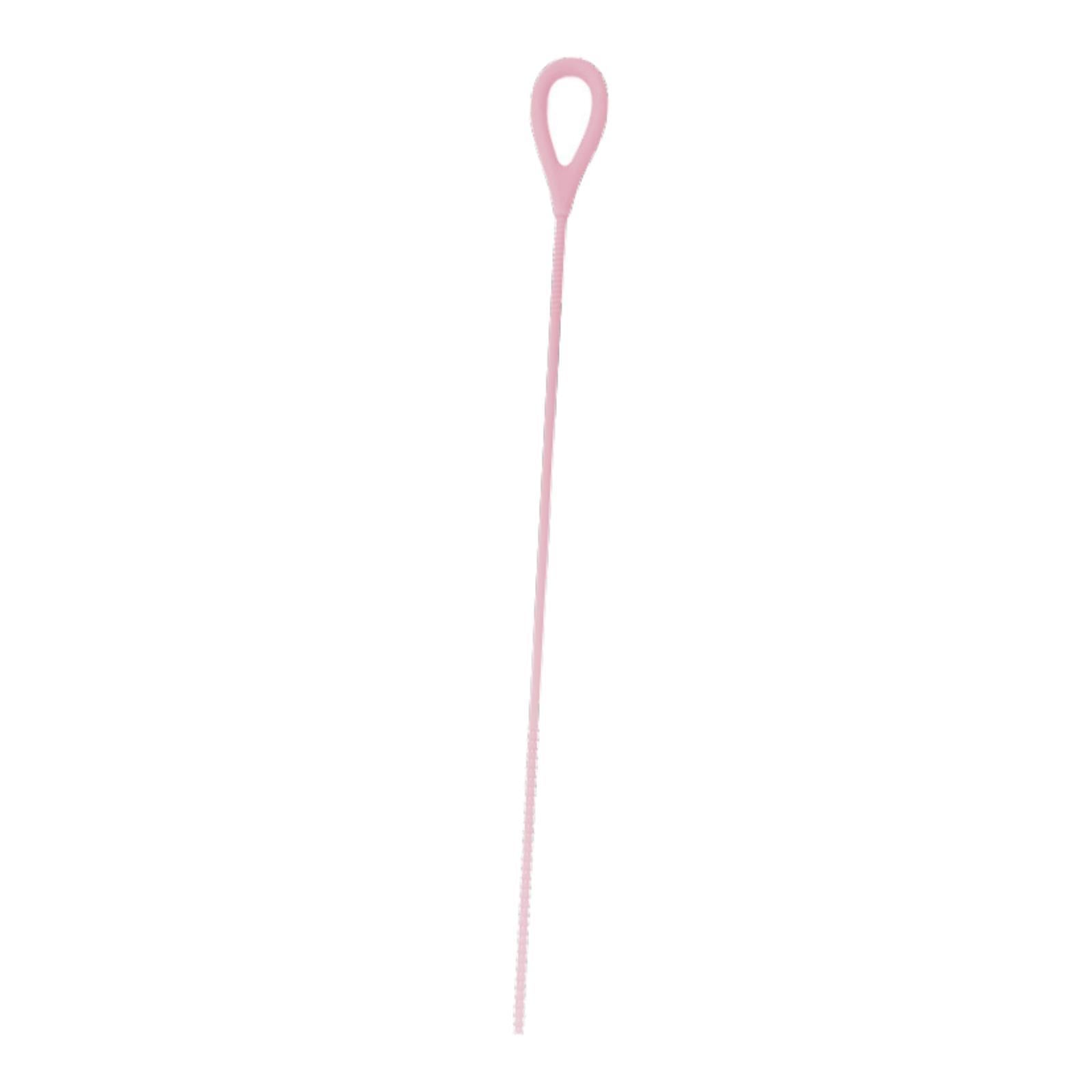 Silicone Straw Brush for Straws Drink Lid Travel Drinking Bottle Hydroflasks Pink