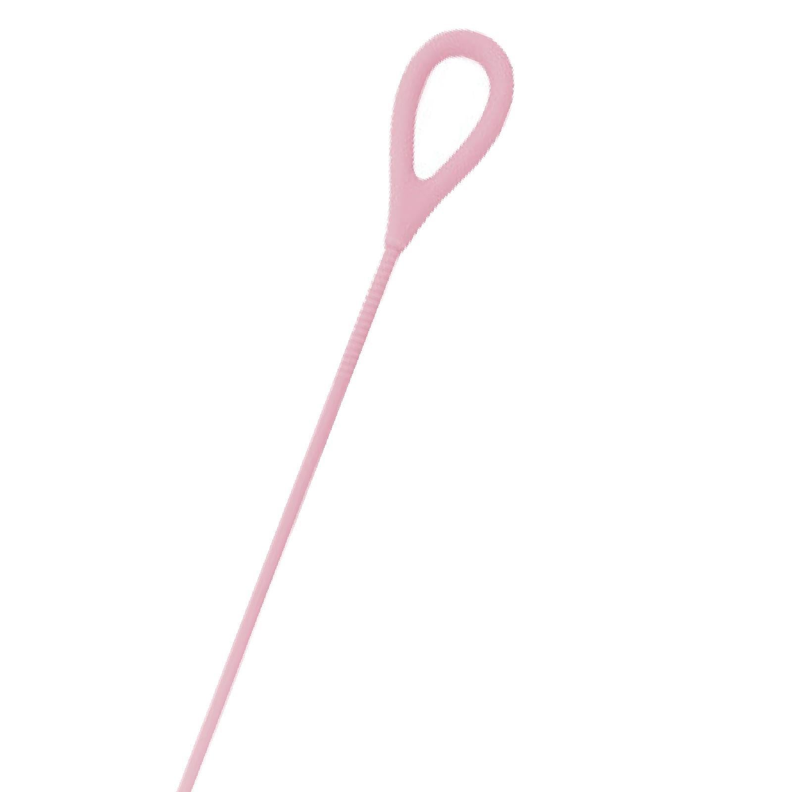 Silicone Straw Brush for Straws Drink Lid Travel Drinking Bottle Hydroflasks Pink