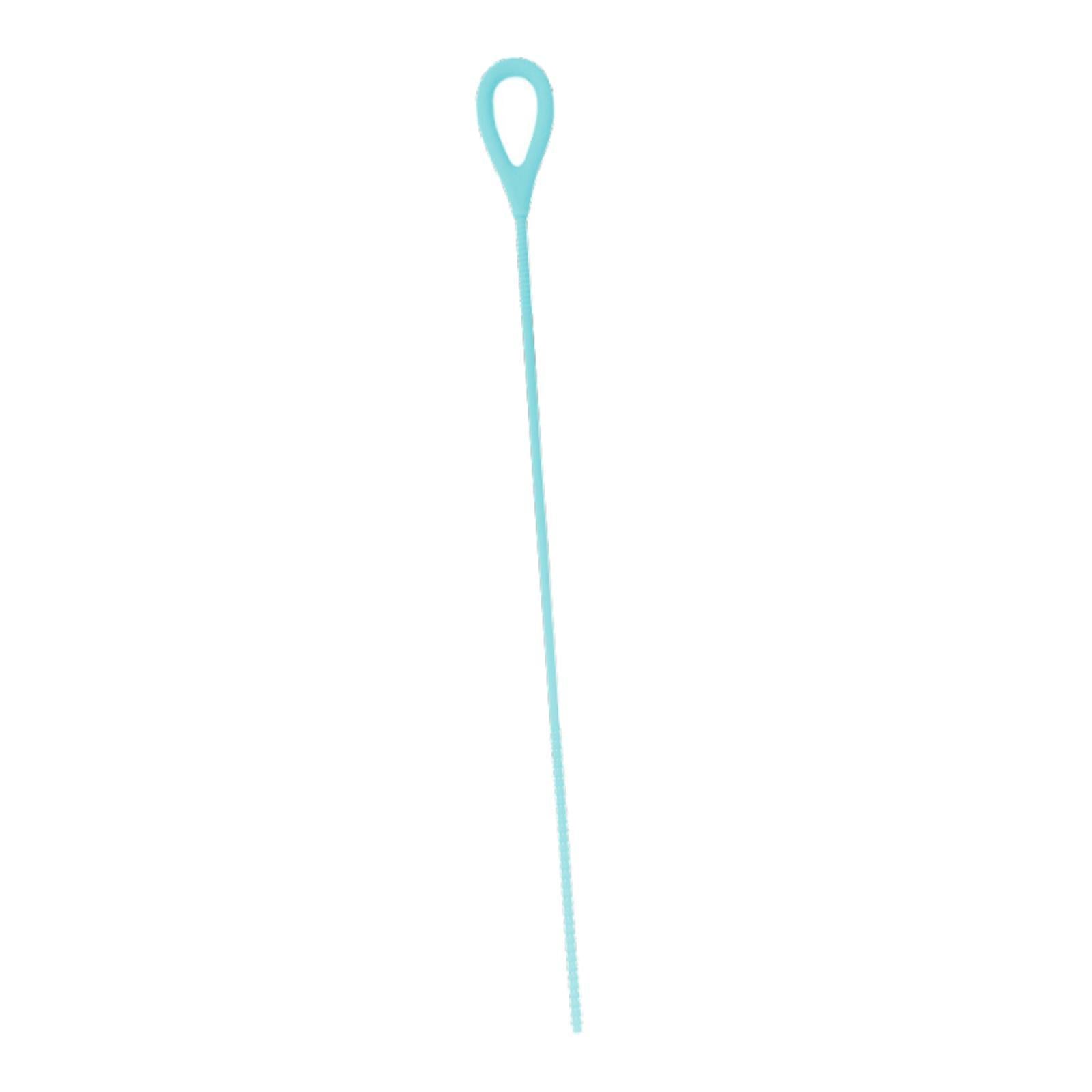 Silicone Straw Brush for Straws Drink Lid Travel Drinking Bottle Hydroflasks Blue