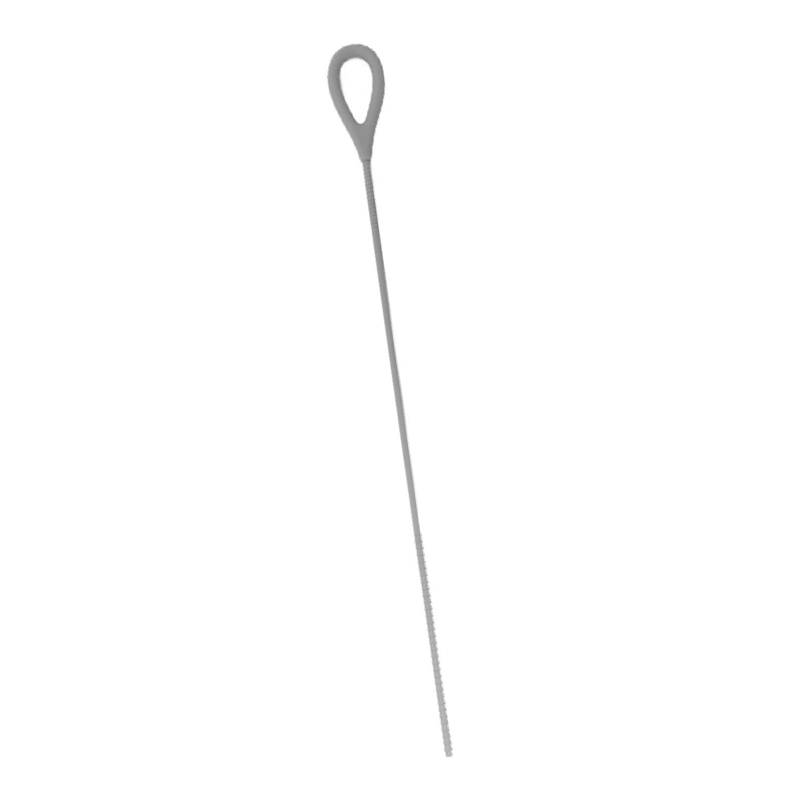 Silicone Straw Brush for Straws Drink Lid Travel Drinking Bottle Hydroflasks Grey