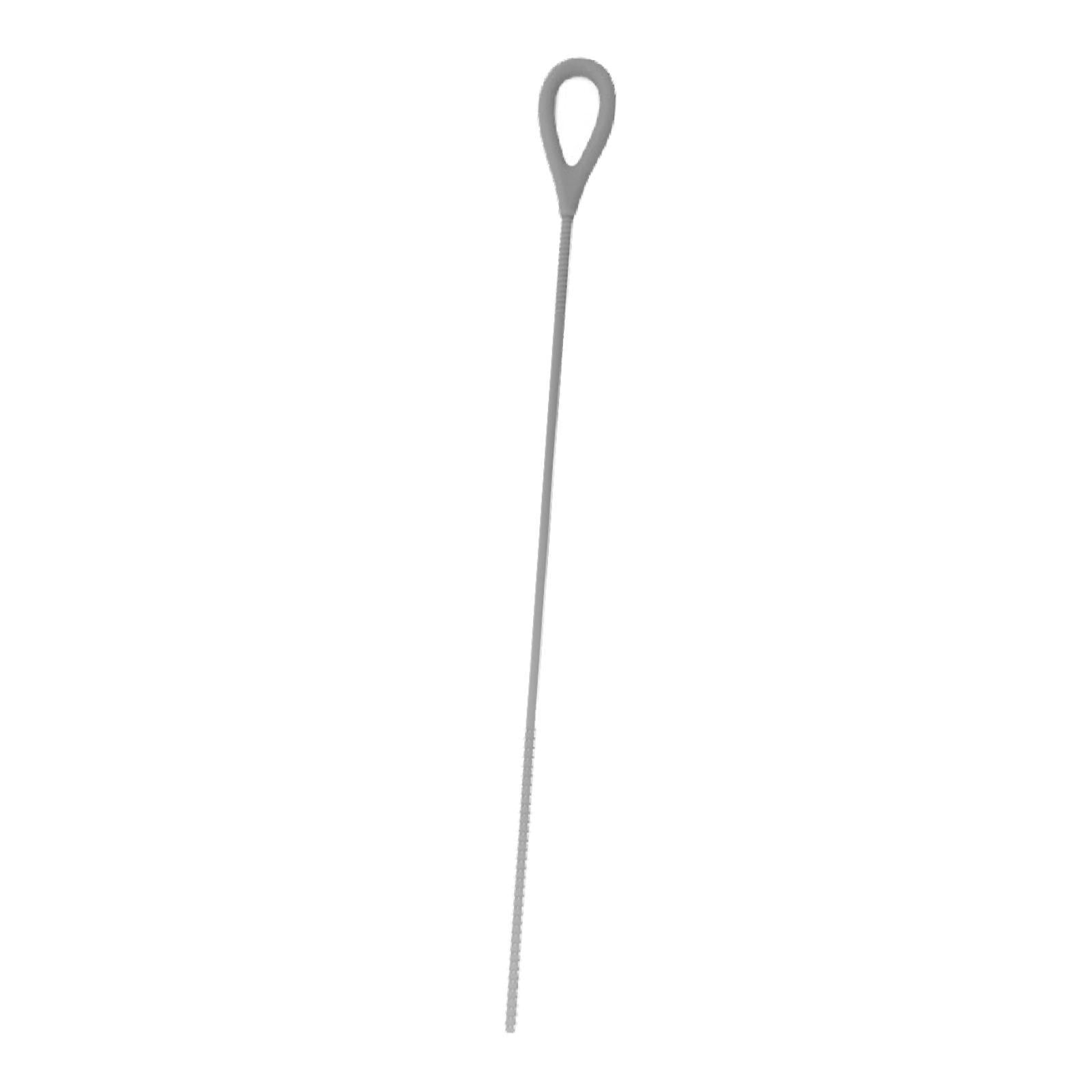 Silicone Straw Brush for Straws Drink Lid Travel Drinking Bottle Hydroflasks Grey
