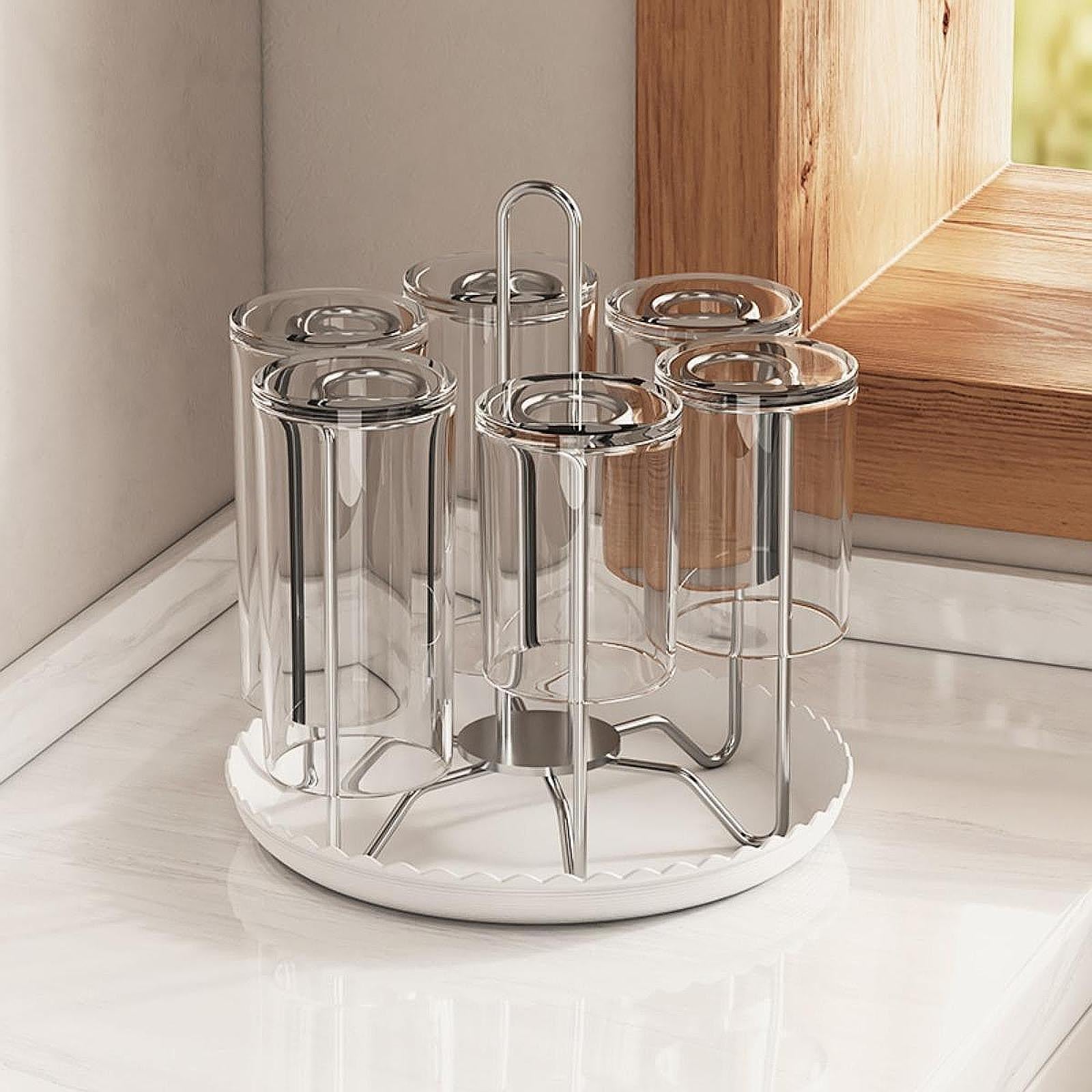 Cup Drying Rack Stand Lightweight Cup Rack Dryer for Living Room Home Office