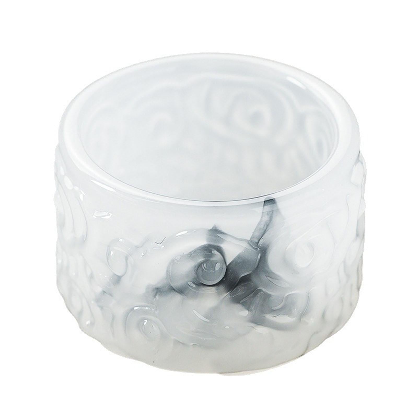 4Pcs Chinese Kung Fu Tea Cup Colored Glaze 50ml with Gift Box Elegant Teacup