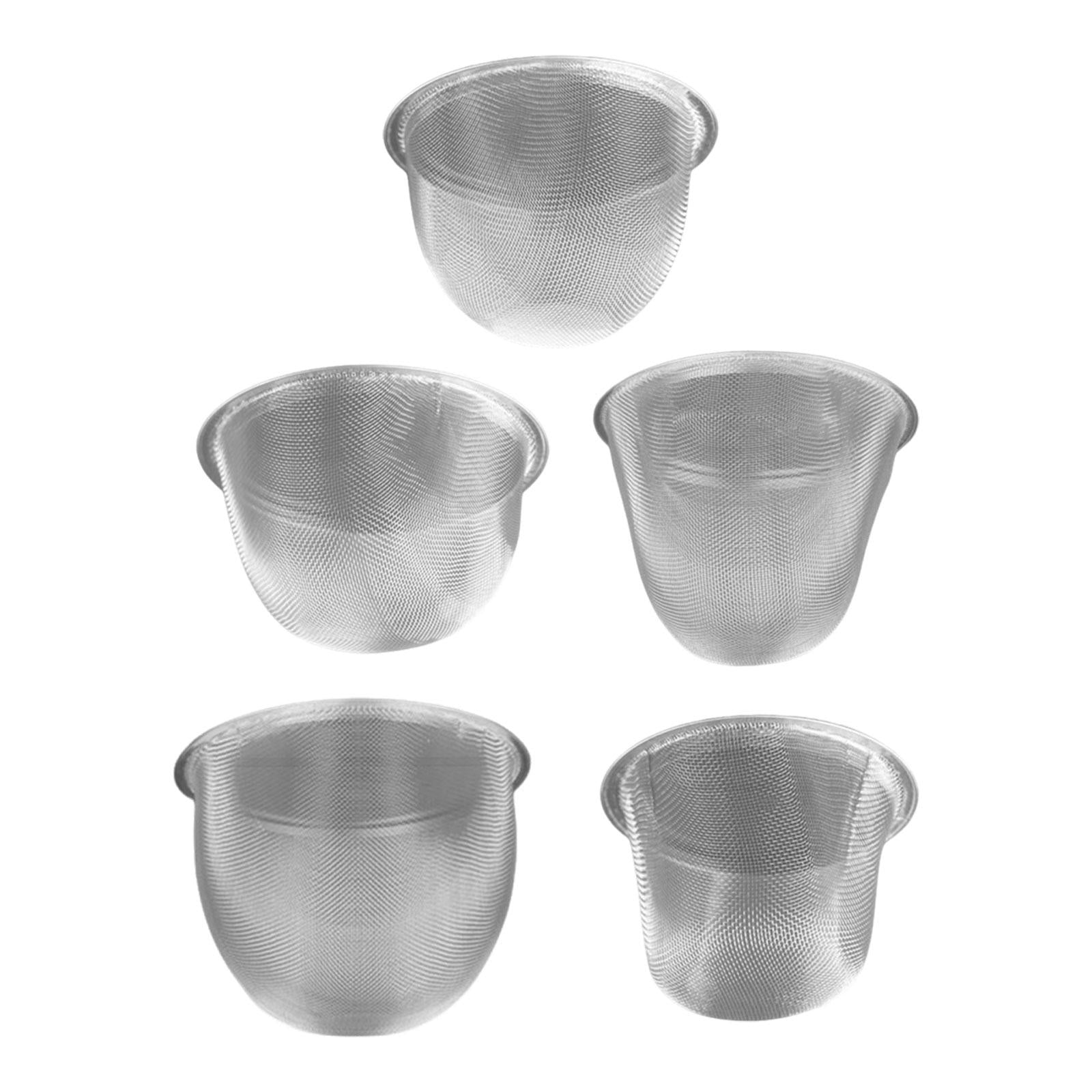 Stainless Steel Tea Strainer Fine Mesh Tea Filter for Soup Ingredients Lemon style A