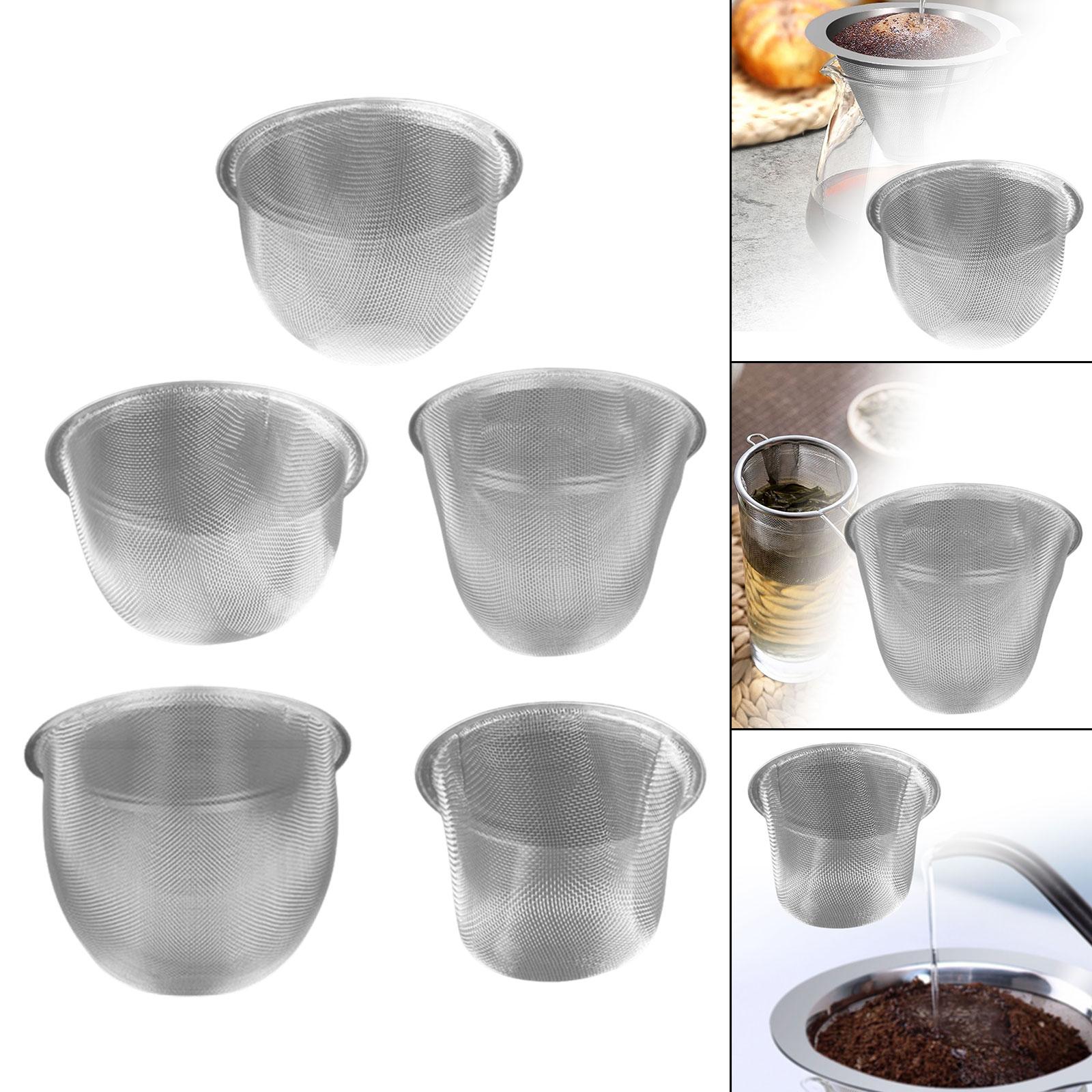 Stainless Steel Tea Strainer Fine Mesh Tea Filter for Soup Ingredients Lemon style A