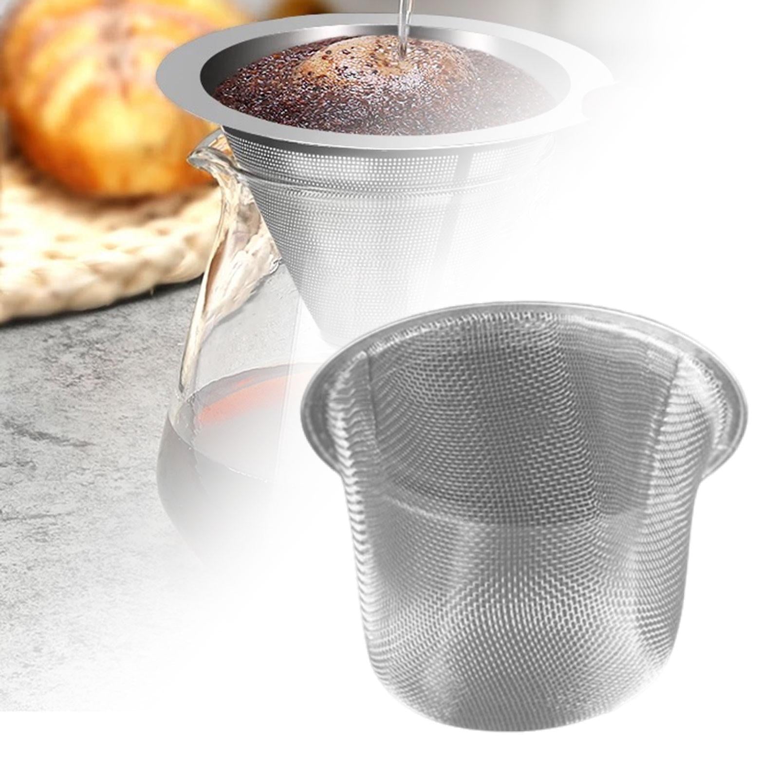 Stainless Steel Tea Strainer Fine Mesh Tea Filter for Soup Ingredients Lemon style E