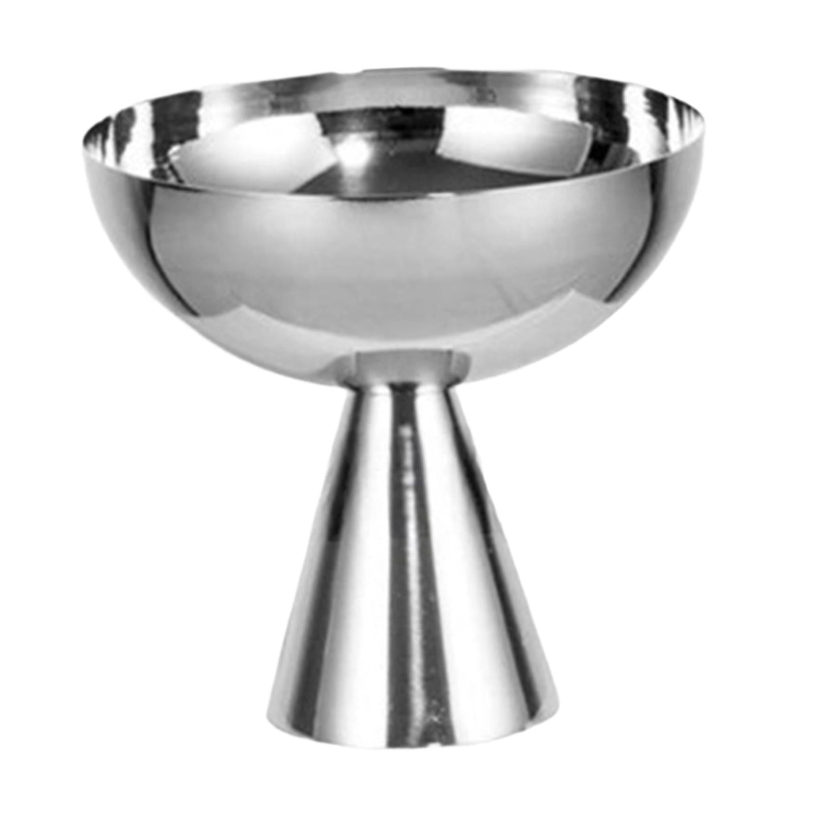 Dessert Bowl Stable Stand Round Serving Bowl for Milkshakes Parfait Dessert Height 9.4cm