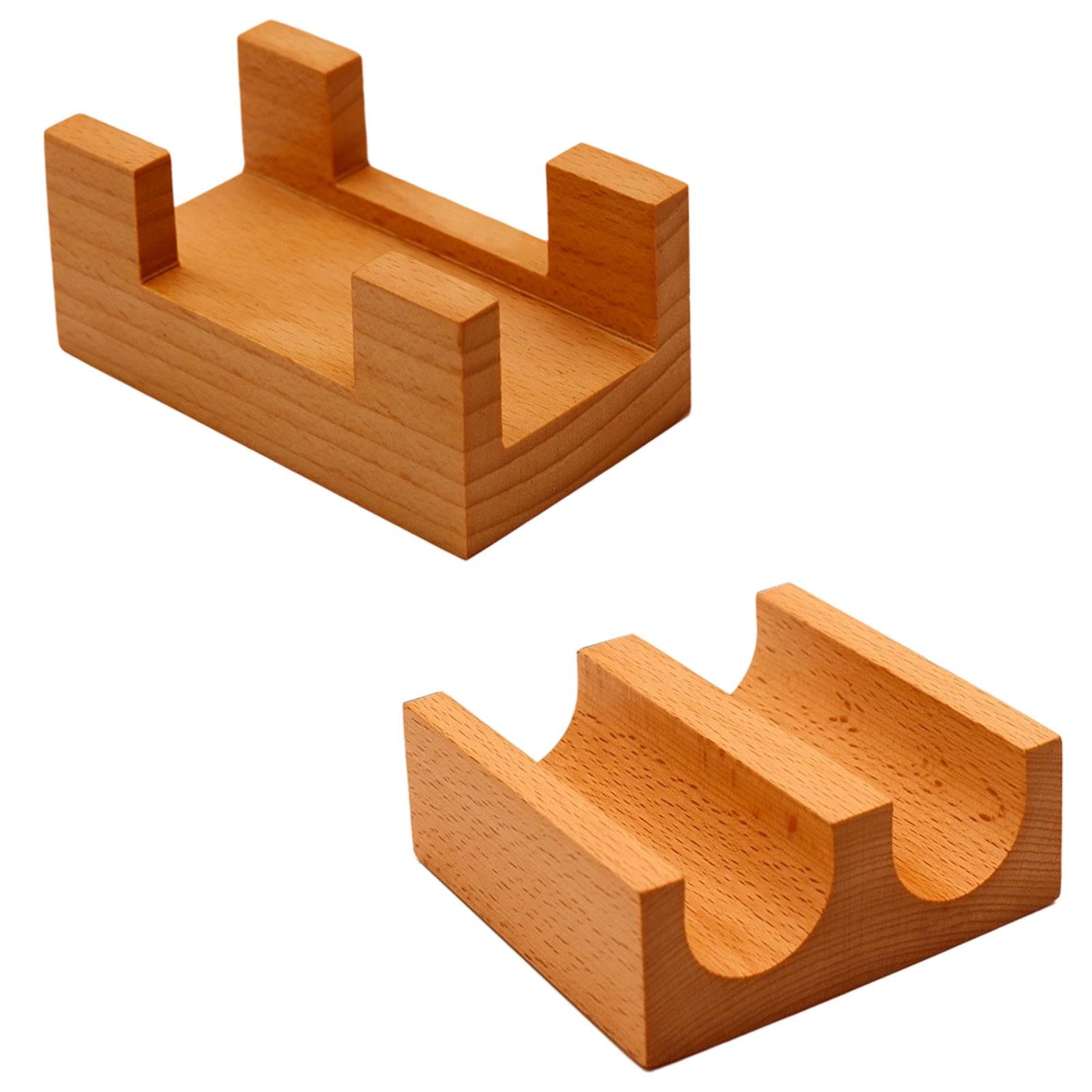 Wooden Sushi Holder Sushi Hand Roll Holder for Dining Table Party Bar 1 Grid