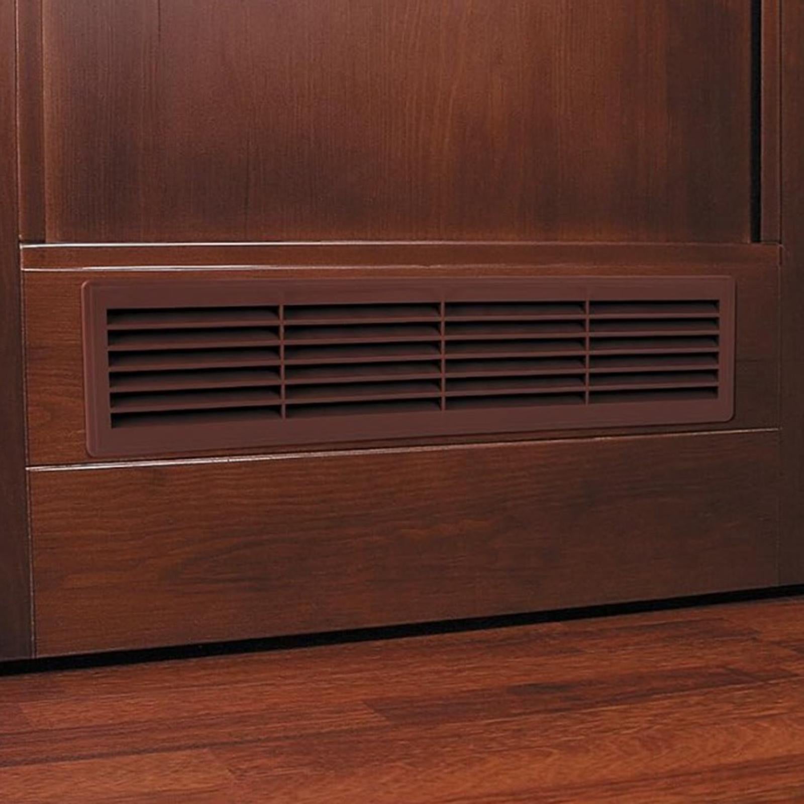 Door Vent Two Sided Interior Ventilation Grille for Bathroom Cabinet Kitchen 40cmx15cm