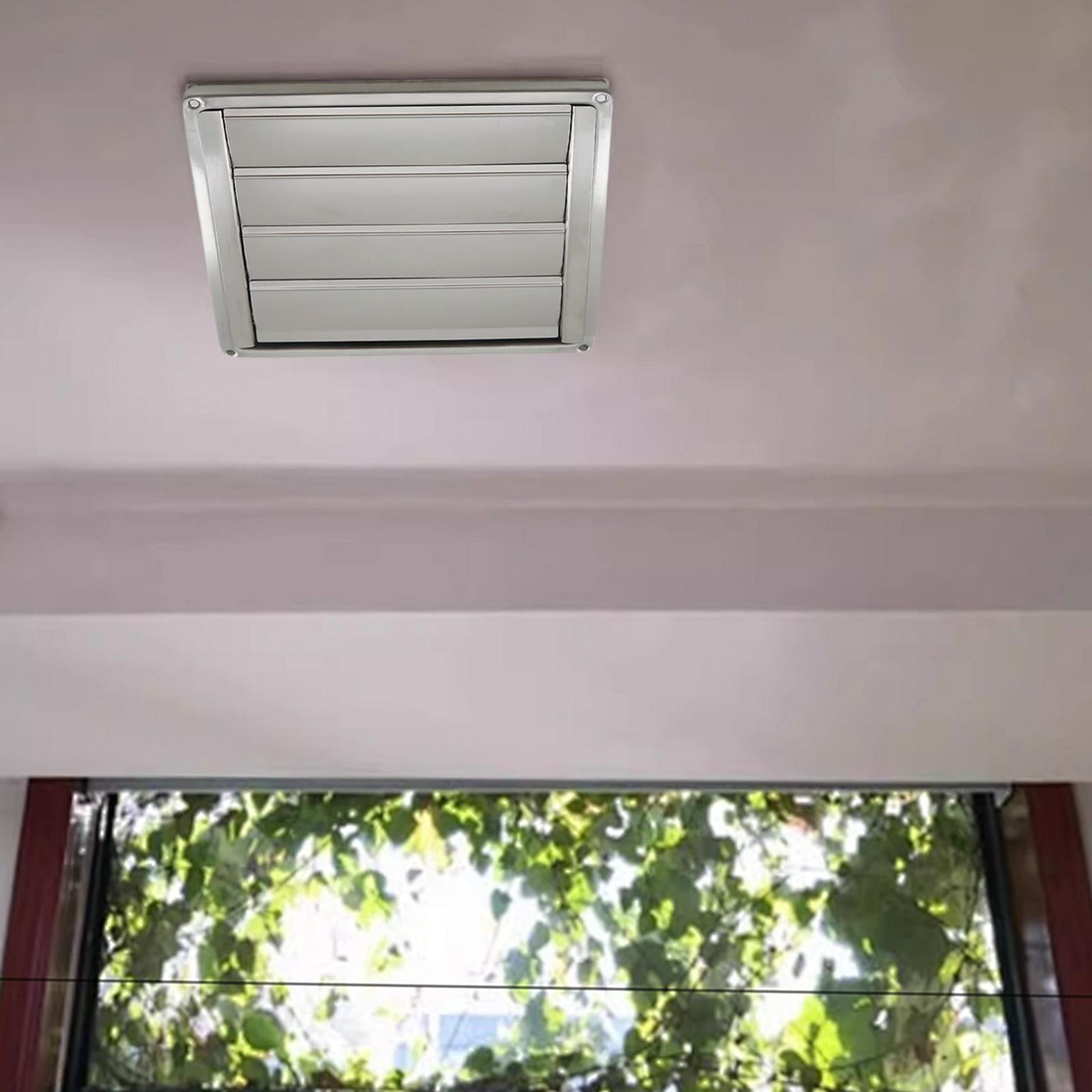 Louvered Vents Square Ventilation Grille for House Ventilation Exterior Door