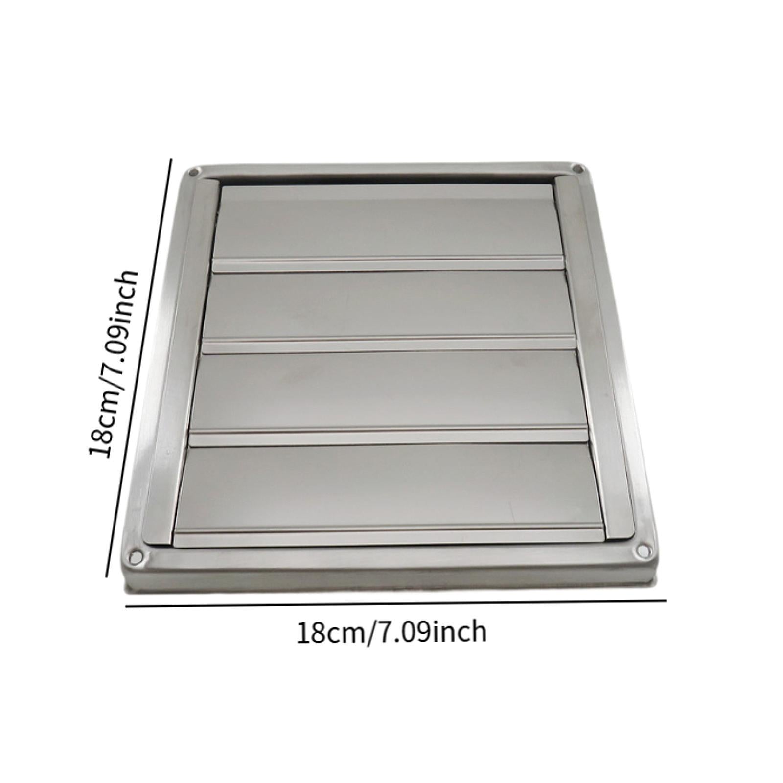 Louvered Vents Square Ventilation Grille for House Ventilation Exterior Door