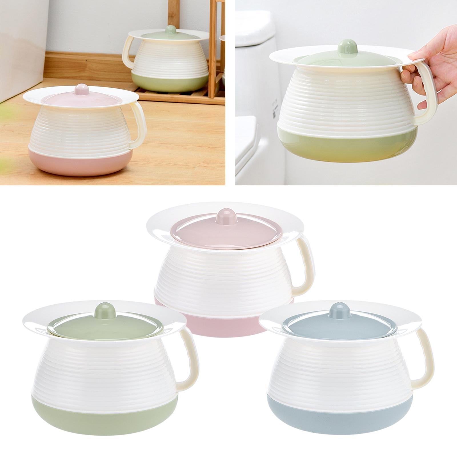 Chamber Pot Urine Pot Spittoon Chamber Bucket for Home Use Female Male Elder red