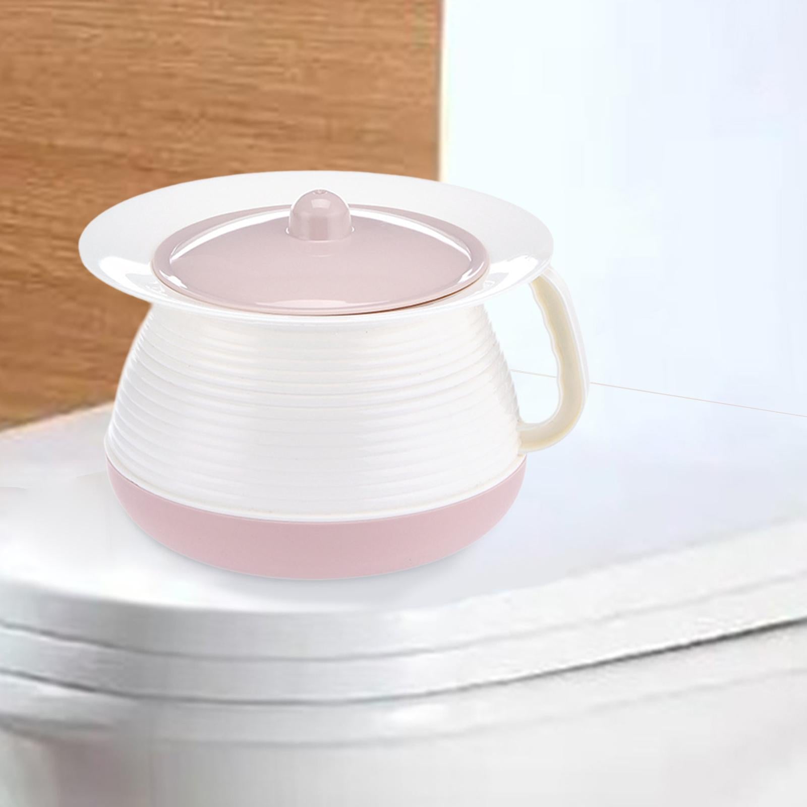 Chamber Pot Urine Pot Spittoon Chamber Bucket for Home Use Female Male Elder red