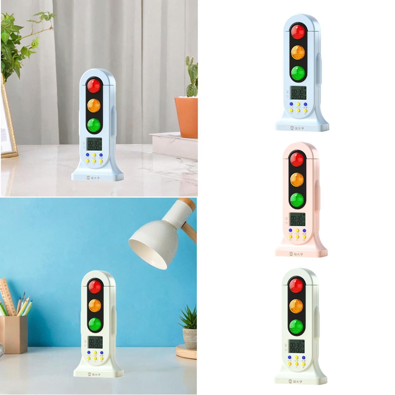 Traffic Light Timer Double Modes Count Down Timer for Classroom Testing School blue