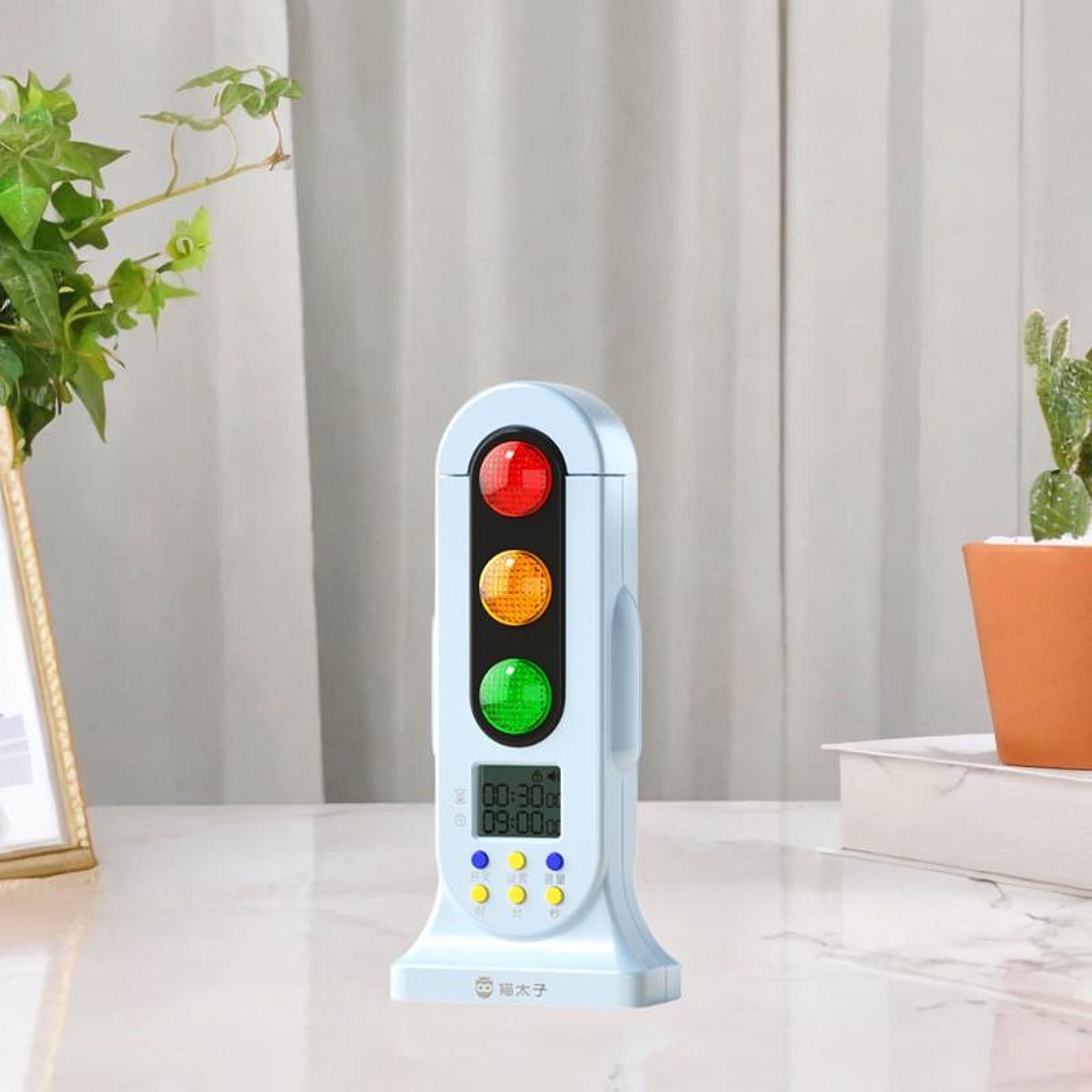Traffic Light Timer Double Modes Count Down Timer for Classroom Testing School blue