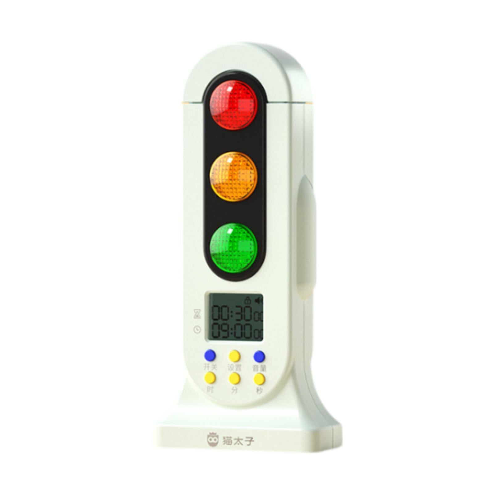 Traffic Light Timer Double Modes Count Down Timer for Classroom Testing School green