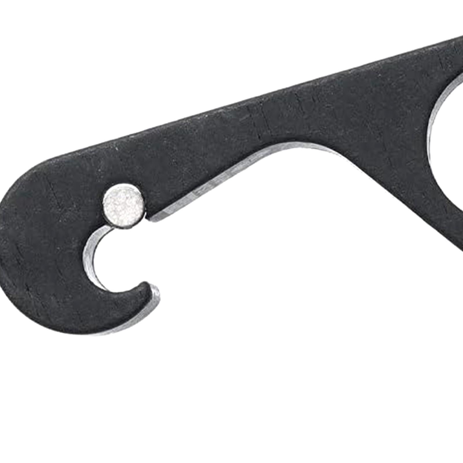 Bottle Opener Easy to Use Compact Water Bottle Opener for Home Hiking Picnic black