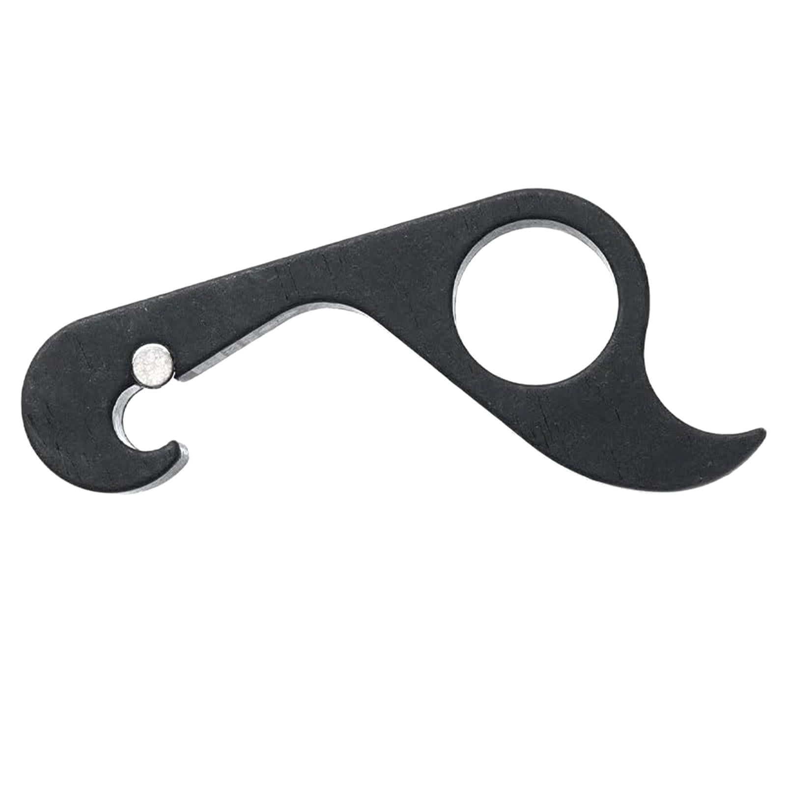 Bottle Opener Easy to Use Compact Water Bottle Opener for Home Hiking Picnic black