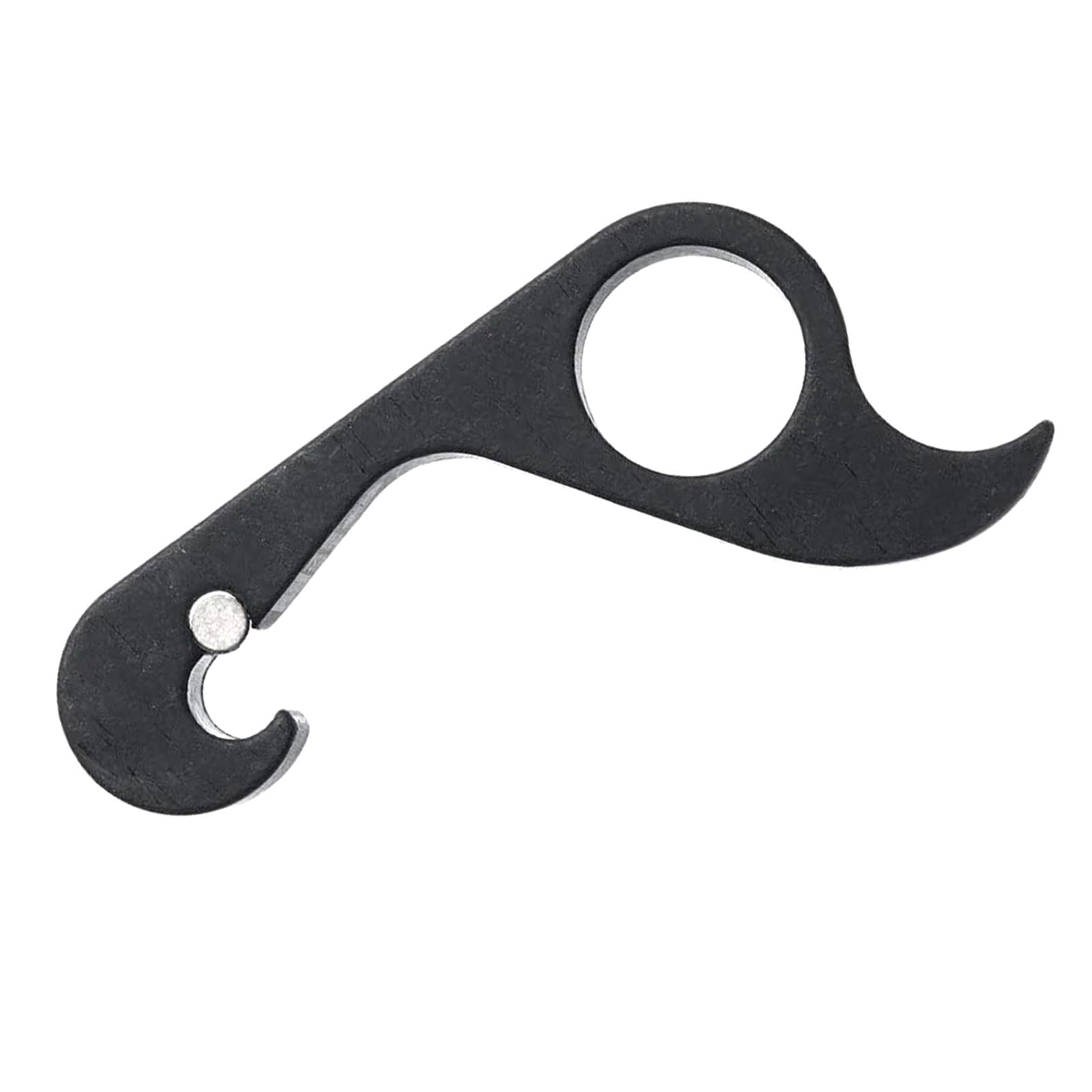 Bottle Opener Easy to Use Compact Water Bottle Opener for Home Hiking Picnic black