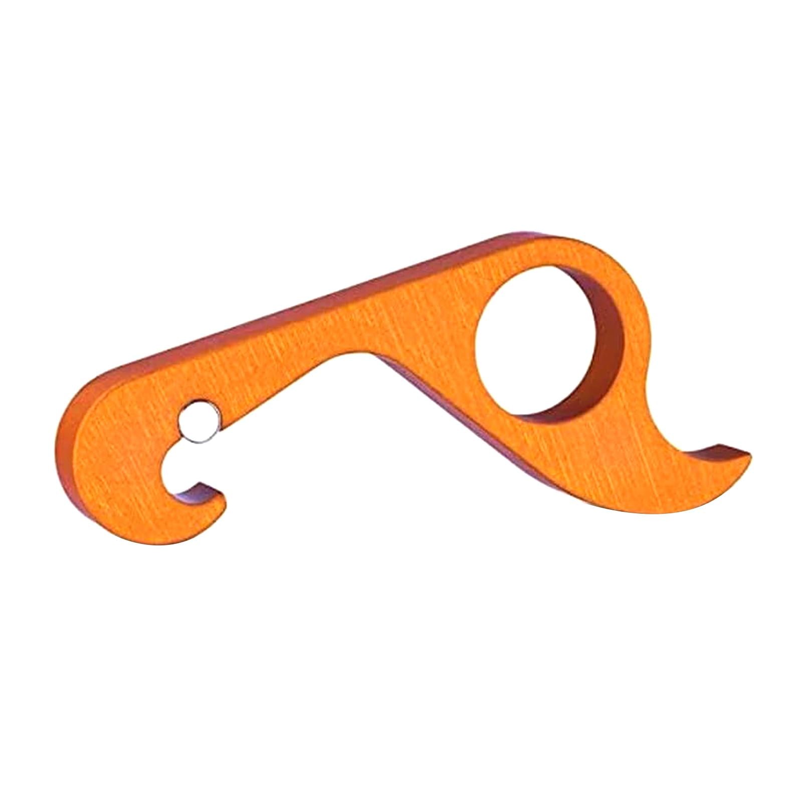 Bottle Opener Easy to Use Compact Water Bottle Opener for Home Hiking Picnic orange