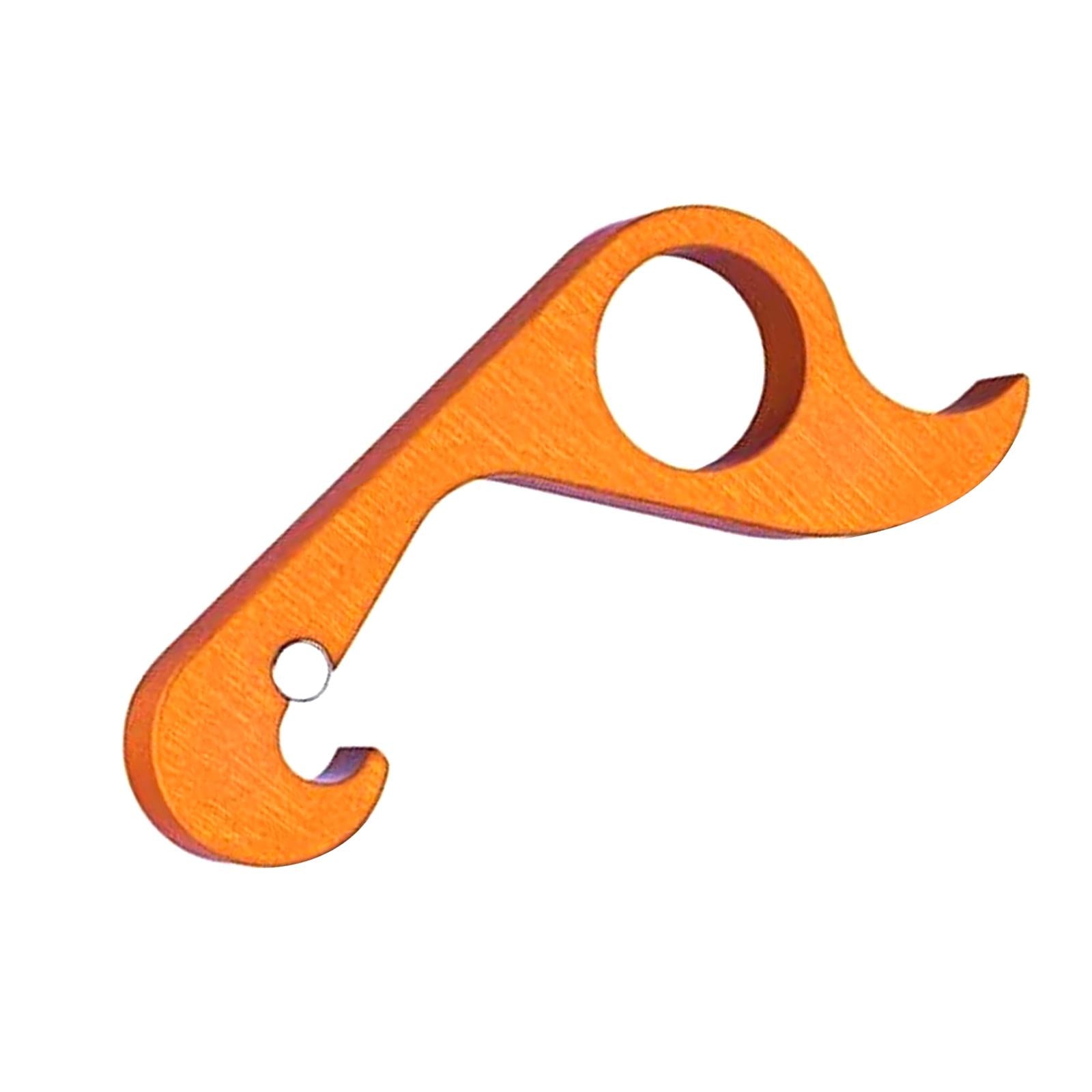 Bottle Opener Easy to Use Compact Water Bottle Opener for Home Hiking Picnic orange