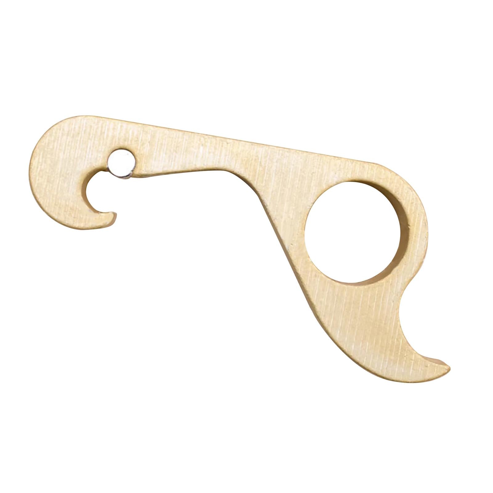 Bottle Opener Easy to Use Compact Water Bottle Opener for Home Hiking Picnic golden