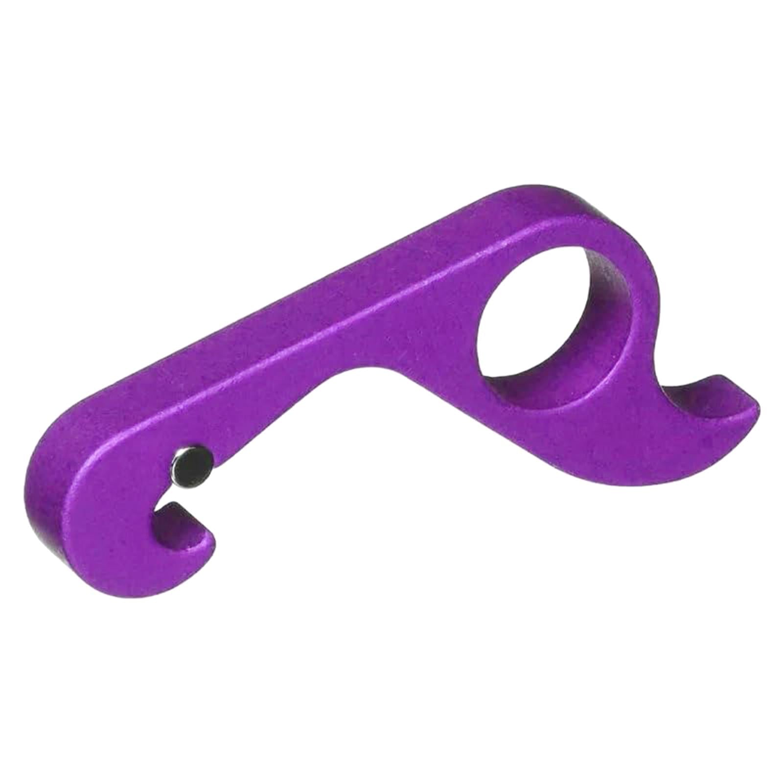 Bottle Opener Easy to Use Compact Water Bottle Opener for Home Hiking Picnic violet