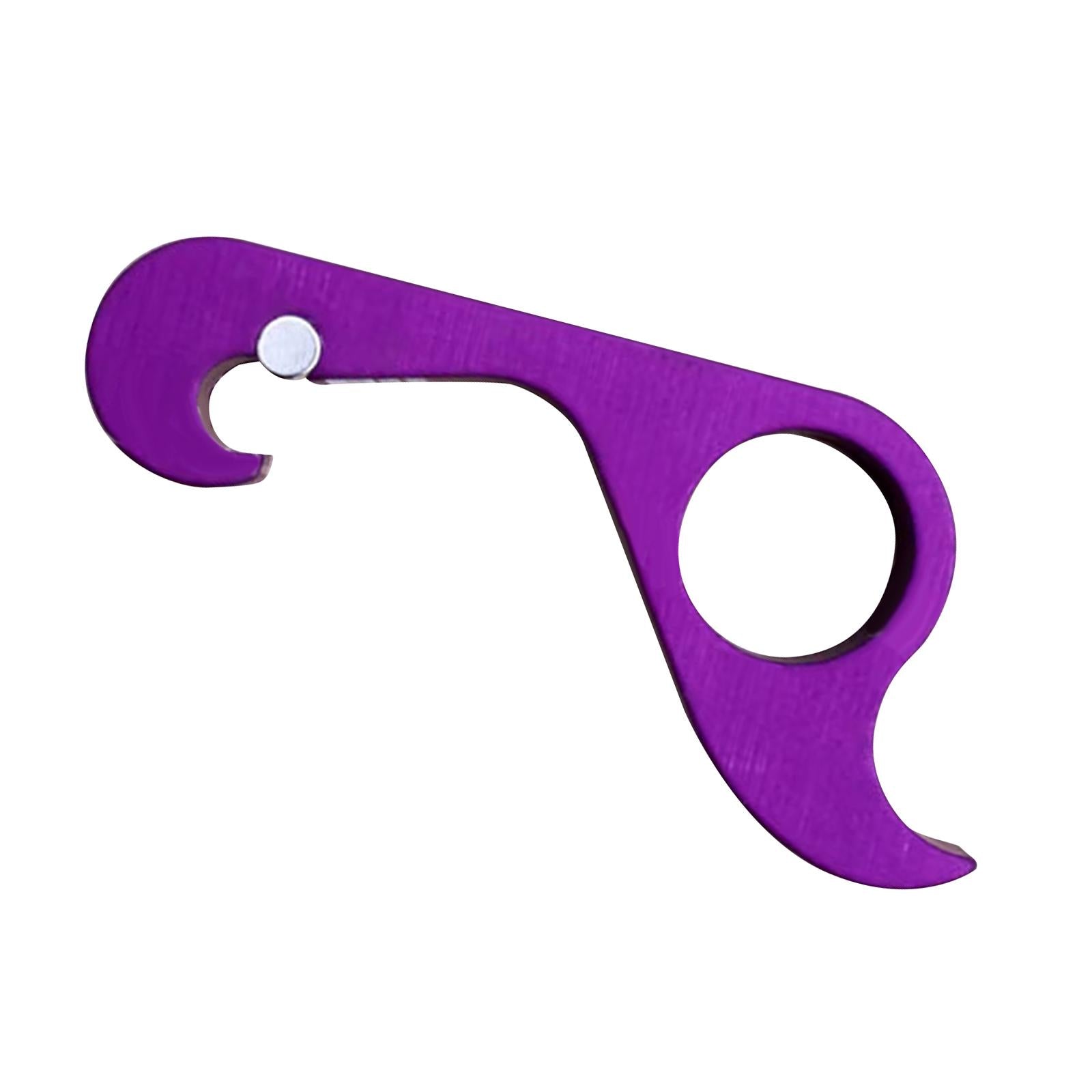 Bottle Opener Easy to Use Compact Water Bottle Opener for Home Hiking Picnic violet