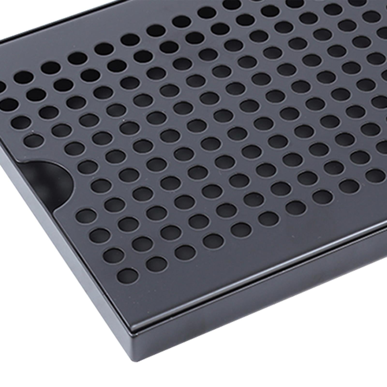 Beer Keg Drip Tray Portable Stainless Steel for Beverage Dispenser Household 30x17.5x1.5cm