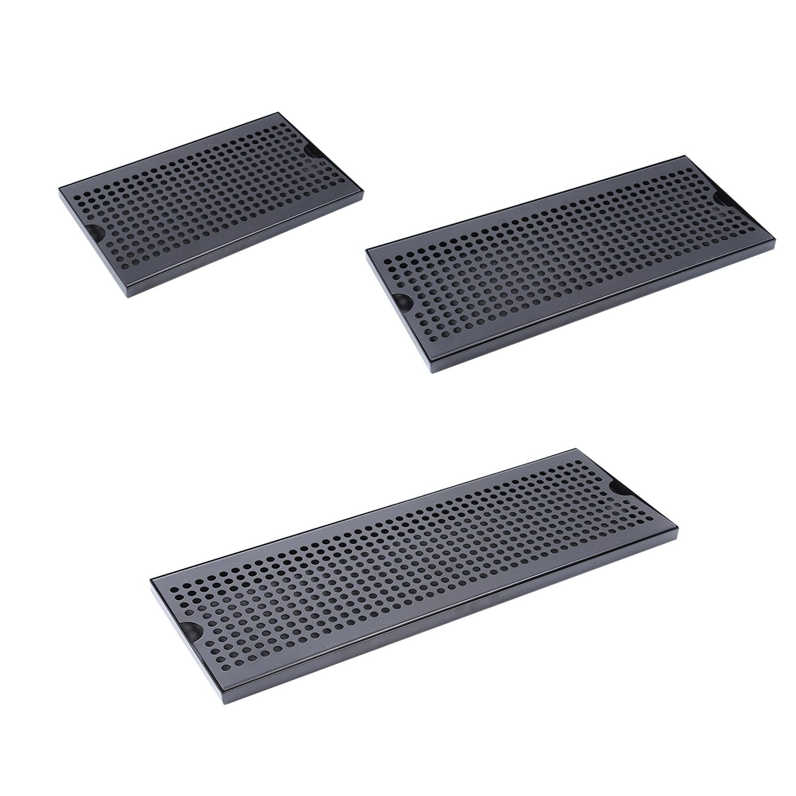 Beer Keg Drip Tray Portable Stainless Steel for Beverage Dispenser Household 30x17.5x1.5cm