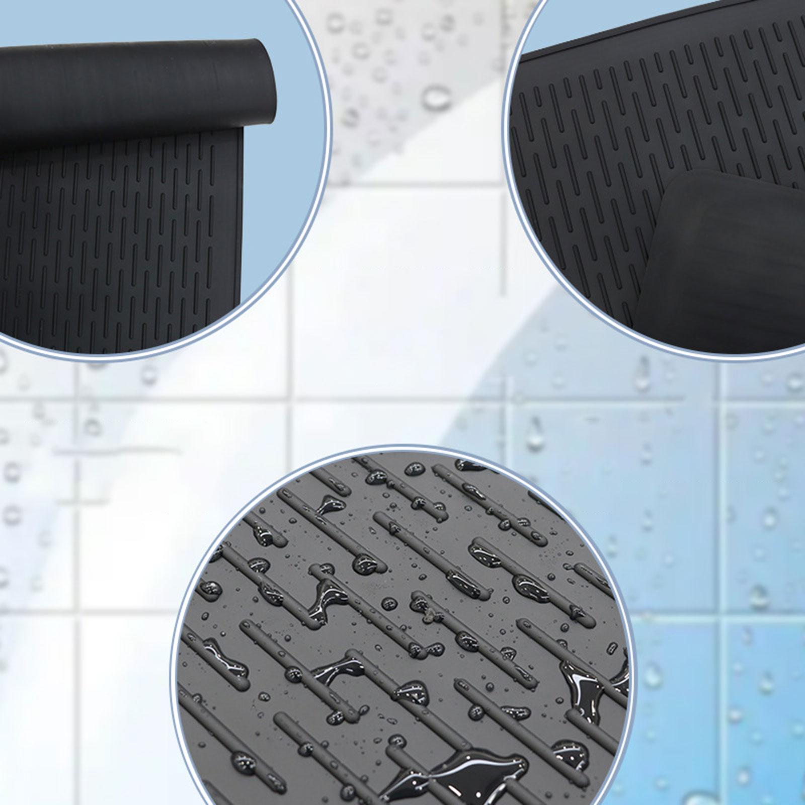 Stove Top Cover Heat Resistant Heavy Duty for Electric Stove Dish Drying Mat Black Straight Grain