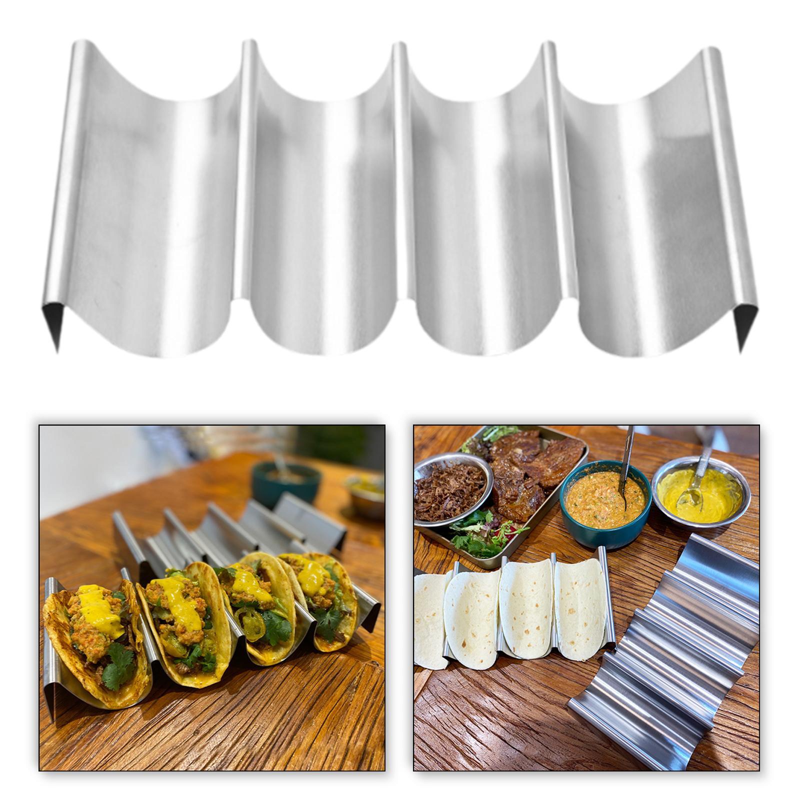 Taco Holder Stand Burritos and Tortillas Holder for Kitchen Restaurant Party