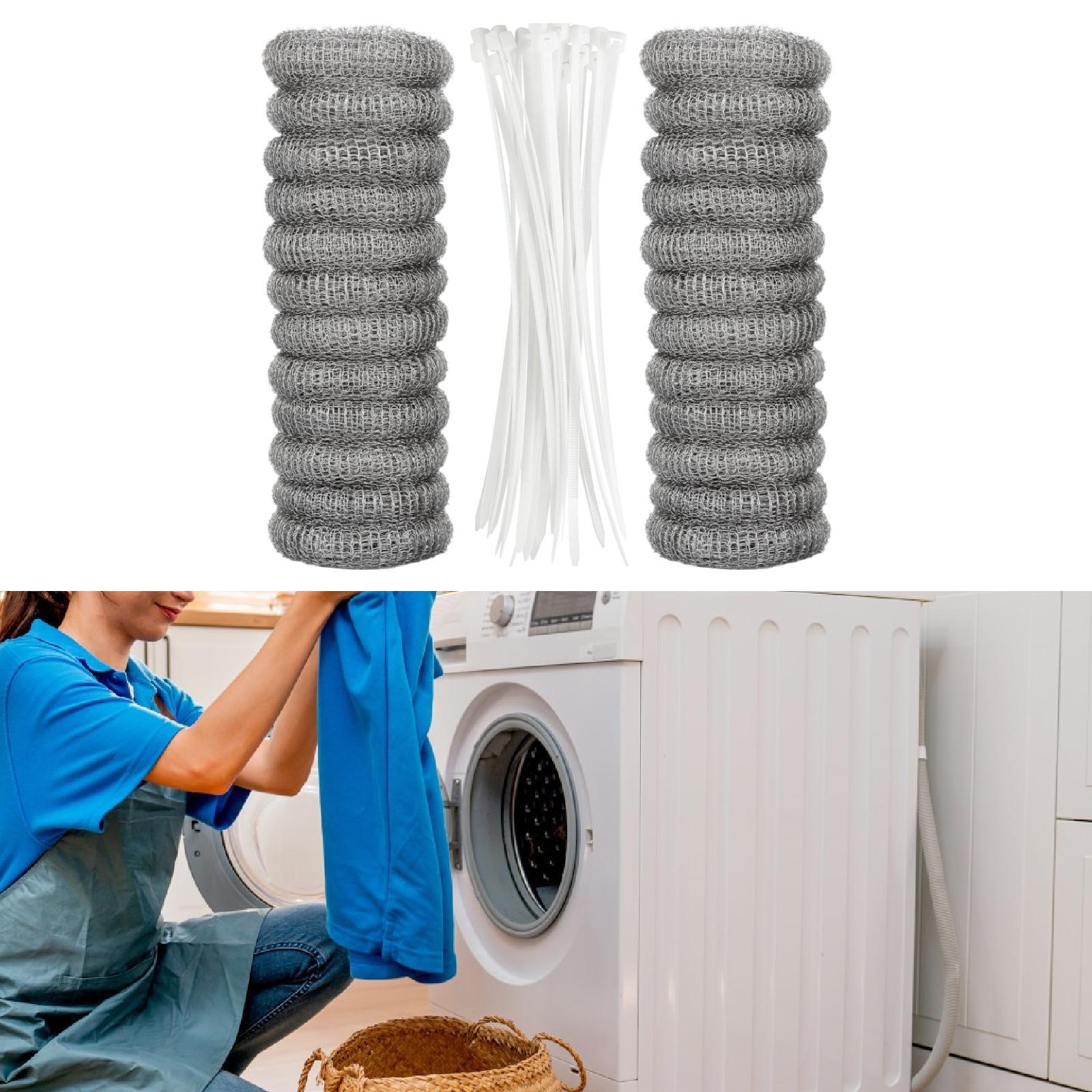 Washing Machine Lint Traps Easy Installation Laundry Mesh Washer Hose Filter 24 Pieces