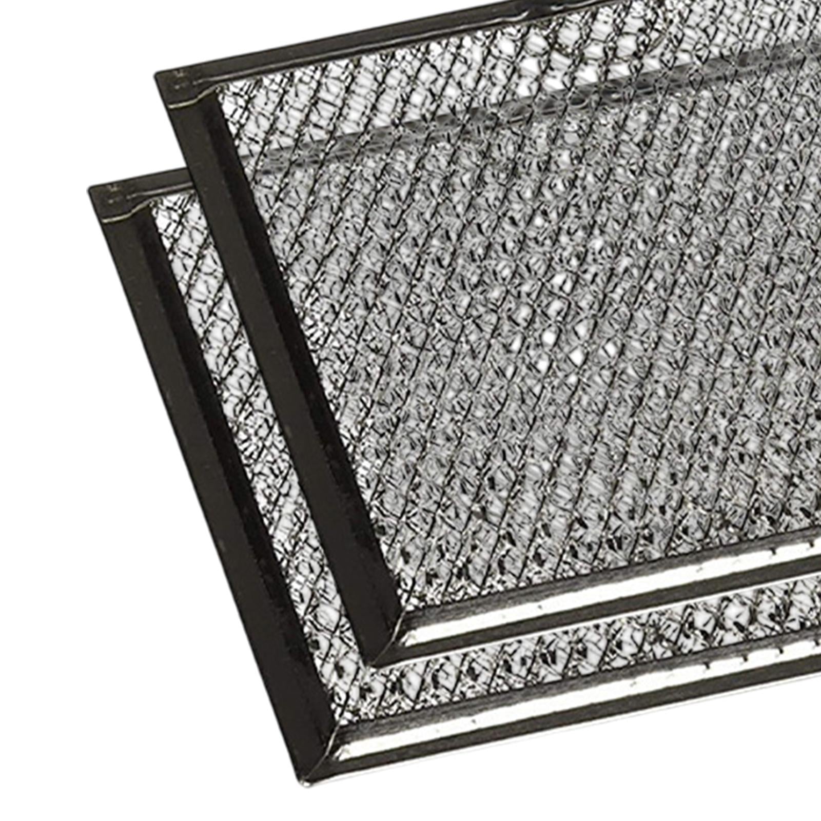2x Microwave Oven Aluminum Foil Grease Mesh Filters Replacement for Cookware