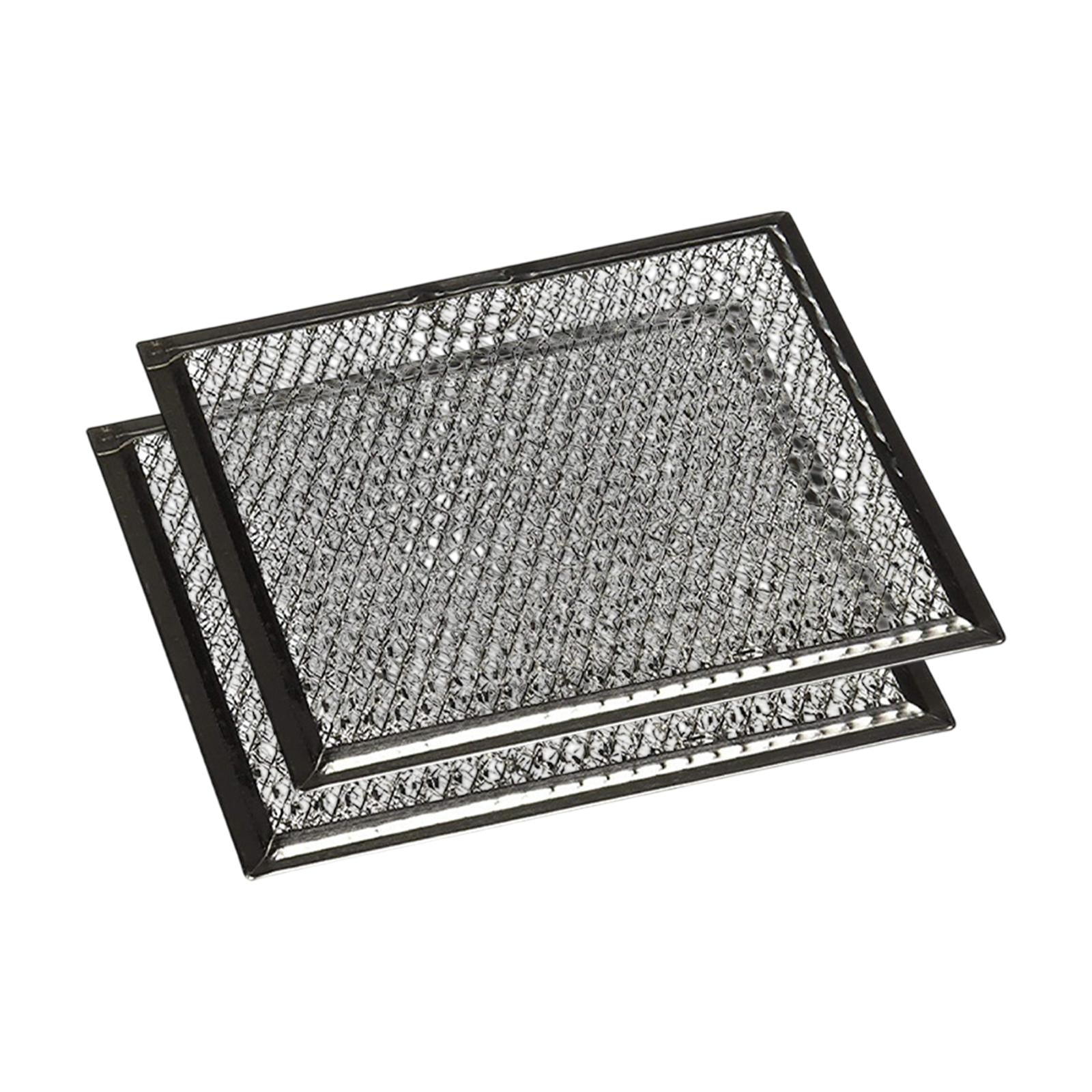 2x Microwave Oven Aluminum Foil Grease Mesh Filters Replacement for Cookware