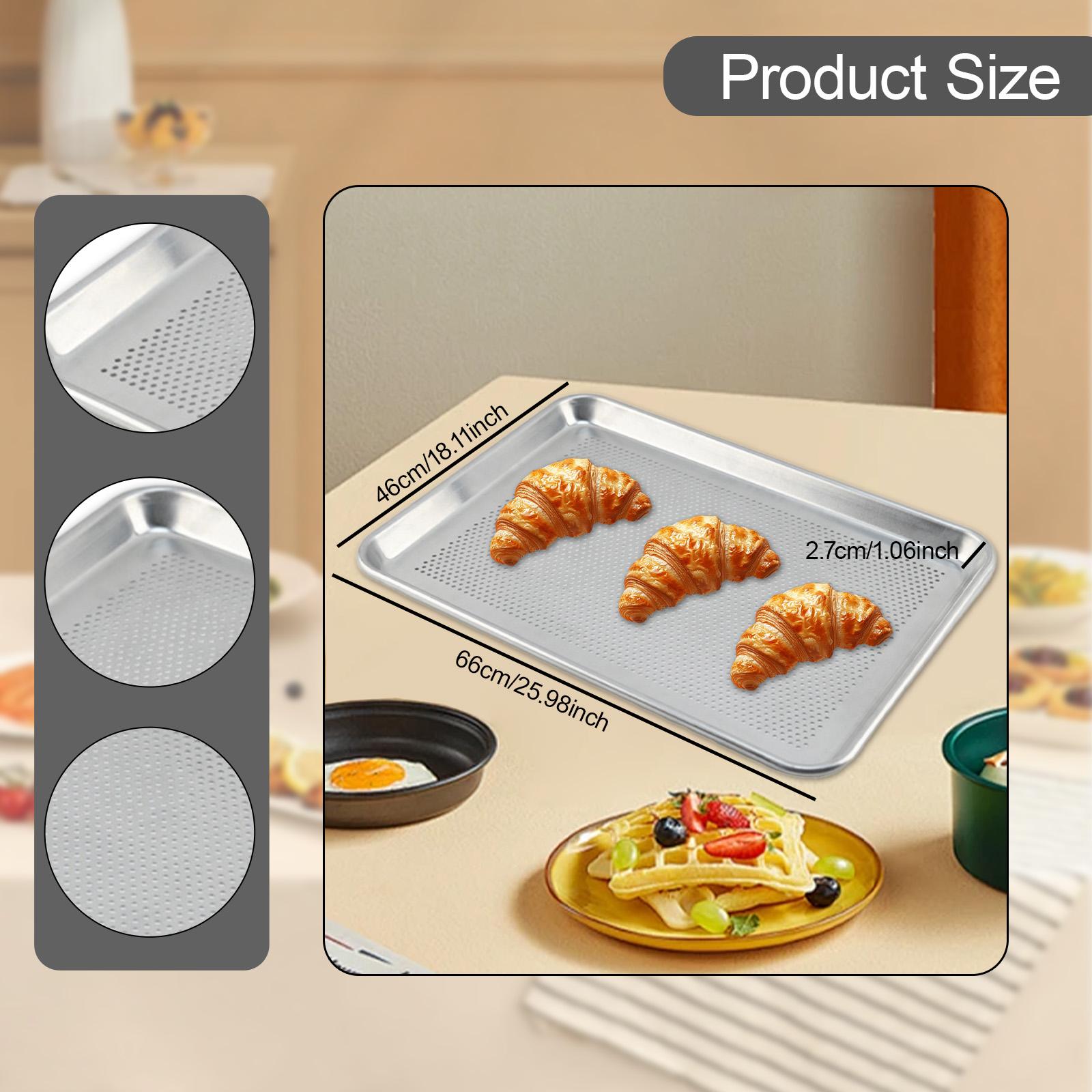 Perforated Baking Sheet Pan Versatile Cookie Sheet for Restaurant Home Party