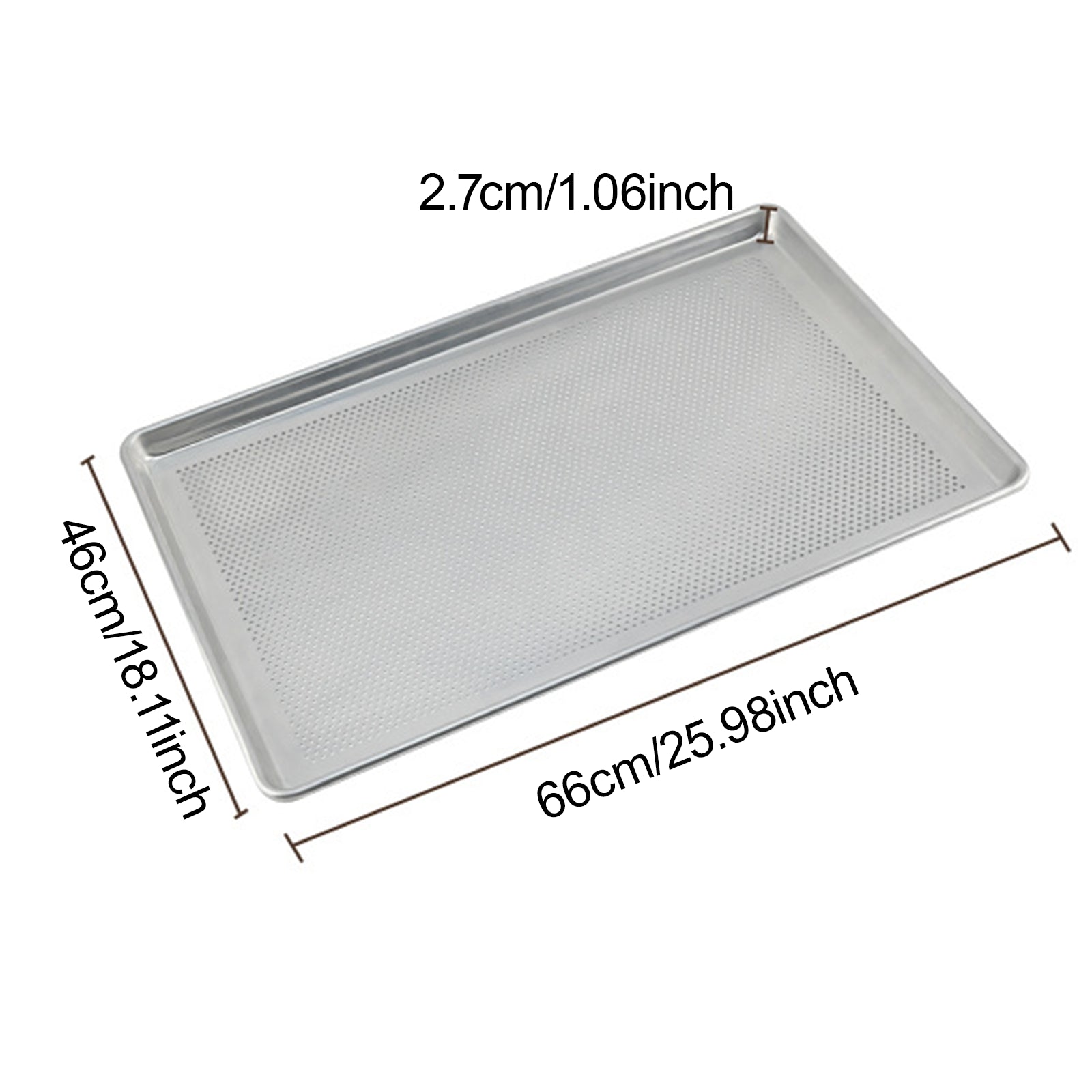Perforated Baking Sheet Pan Versatile Cookie Sheet for Restaurant Home Party