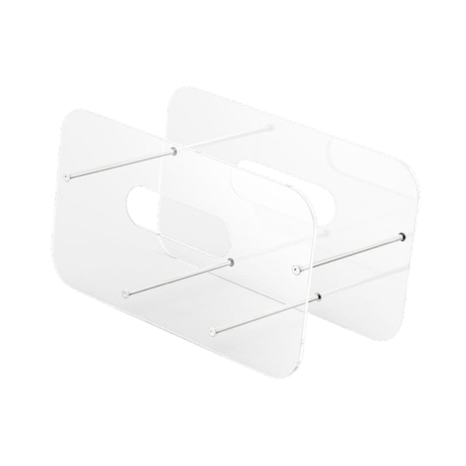 Paper Plate Dispenser Modern Clear Plates Storage for Dining Room RV Outdoor
