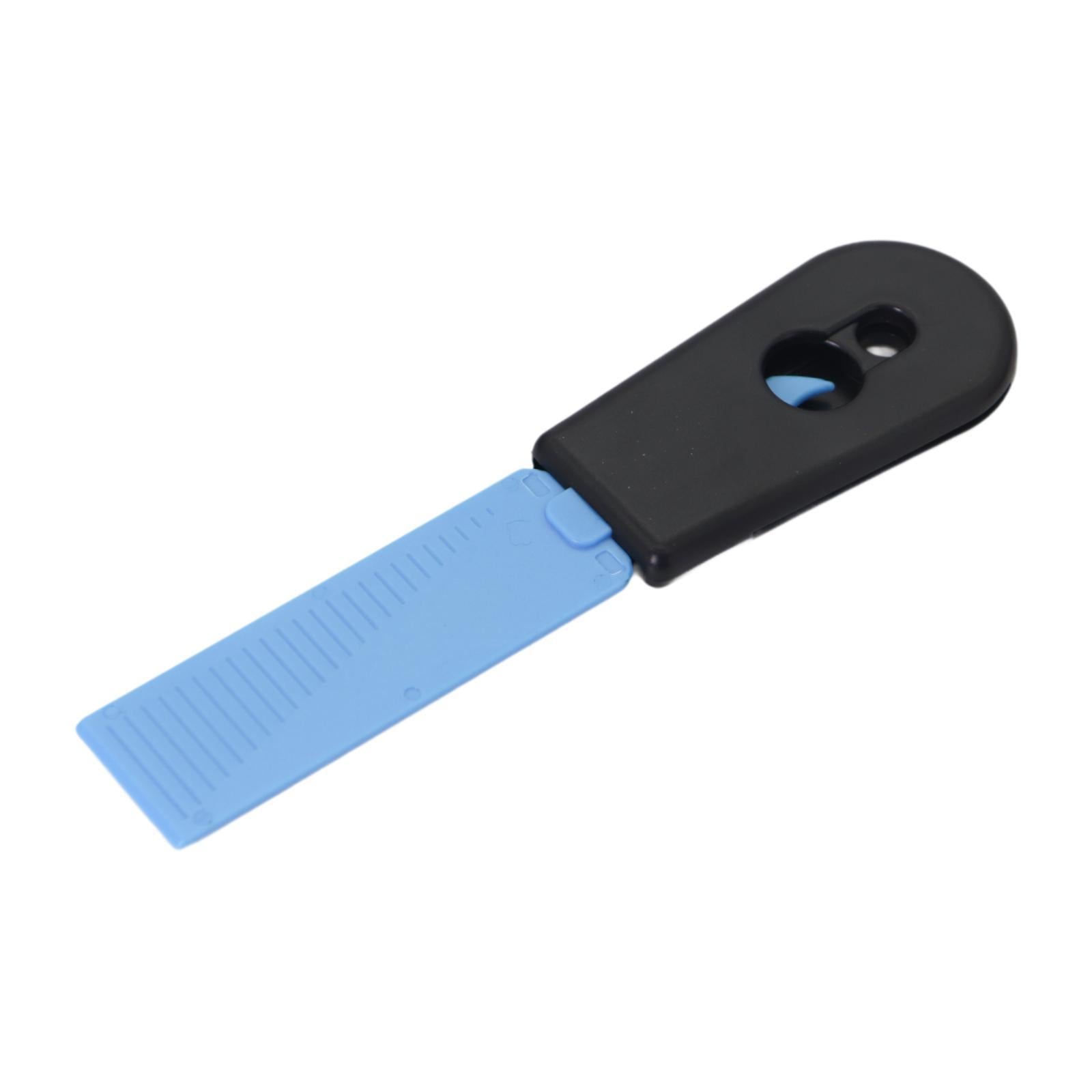 Self Sharpening Cleaning Scraper Reusable for Refrigerator Kitchen Tableware Blue