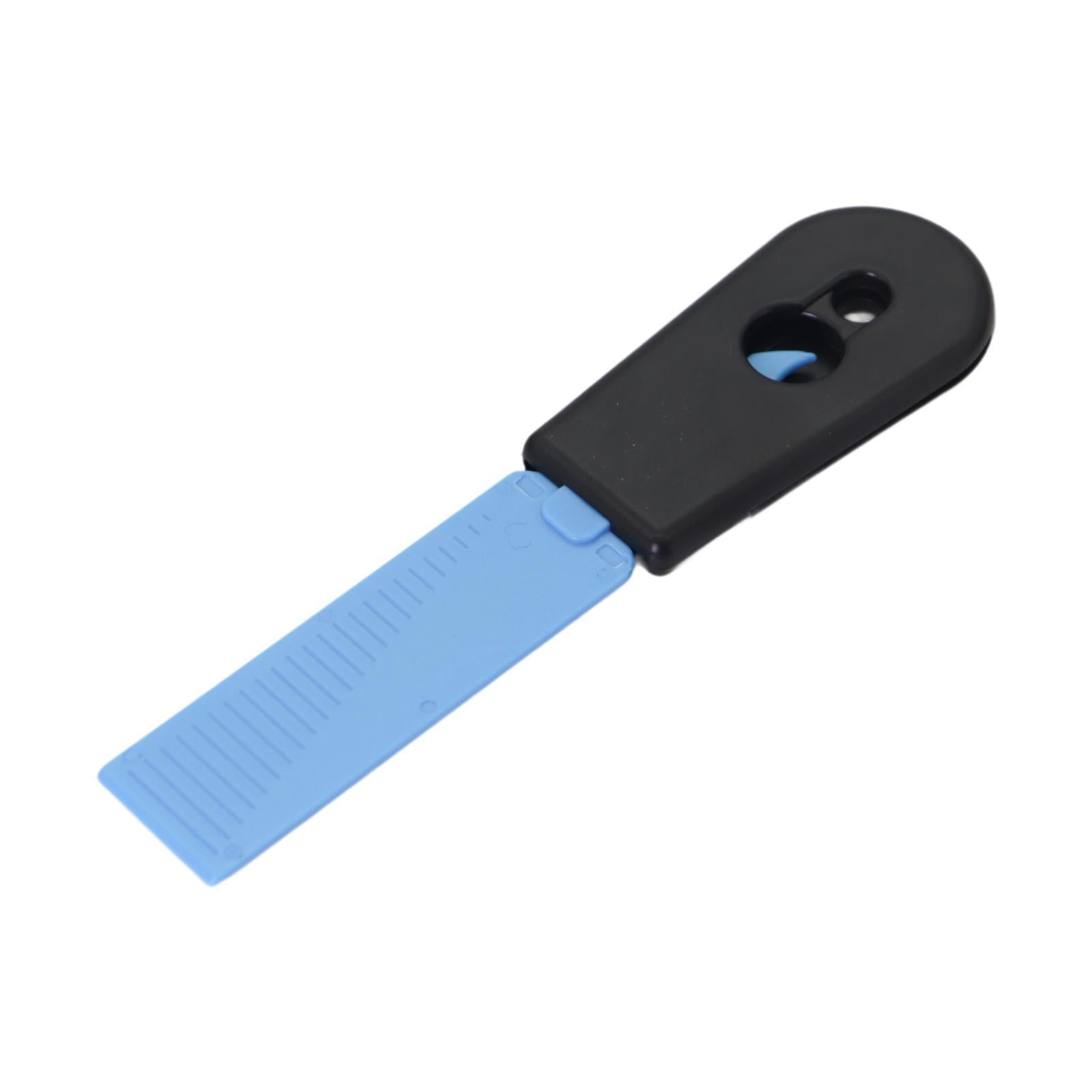 Self Sharpening Cleaning Scraper Reusable for Refrigerator Kitchen Tableware Blue