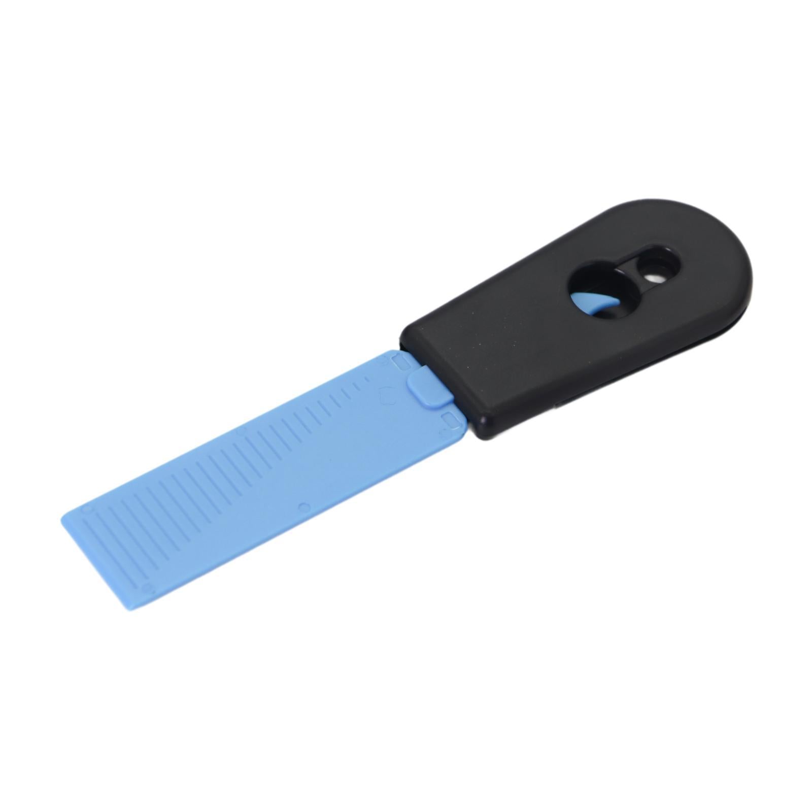 Self Sharpening Cleaning Scraper Reusable for Refrigerator Kitchen Tableware Blue