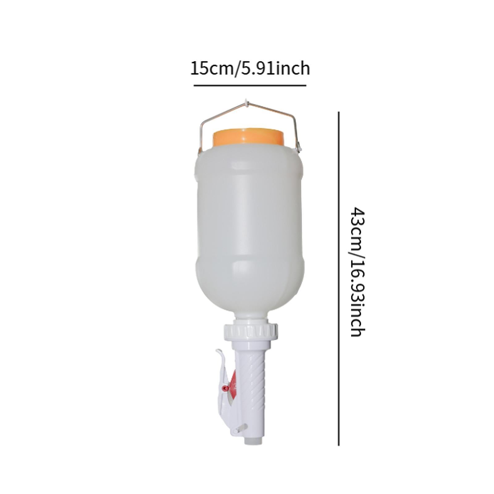 Condiment Dispenser Sturdy Leakproof Refillable for Kitchen Restaurant Salad 3L