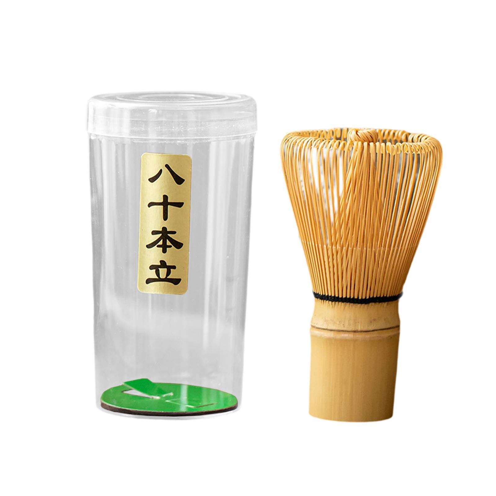 Matcha Whisk Starter with Holder Bamboo Whisk for Tea Ceremony Matcha Powder Style B