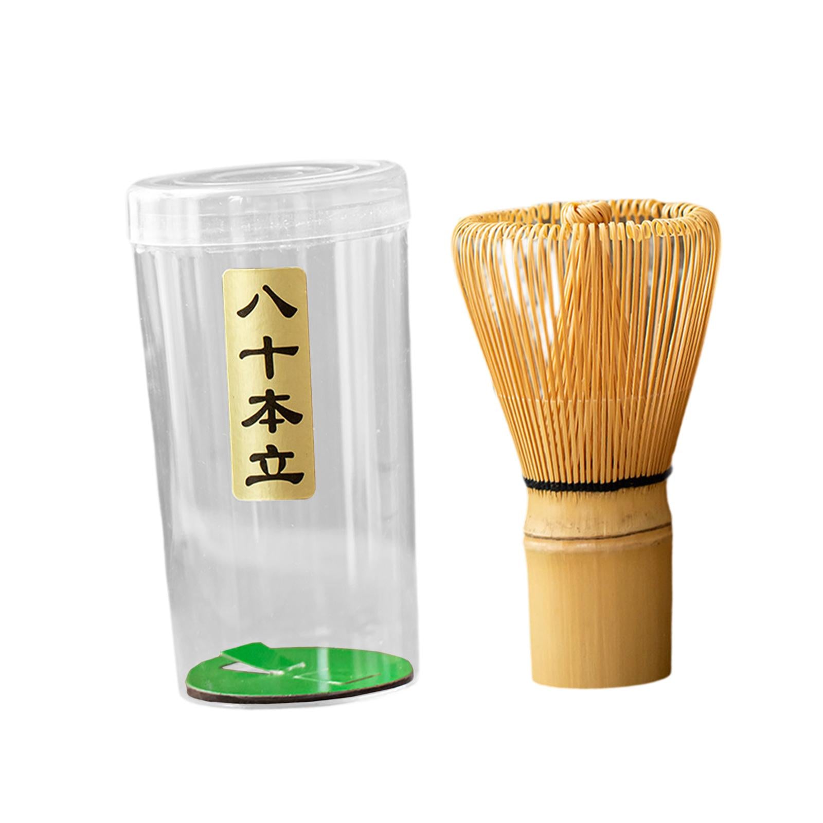Matcha Whisk Starter with Holder Bamboo Whisk for Tea Ceremony Matcha Powder Style B