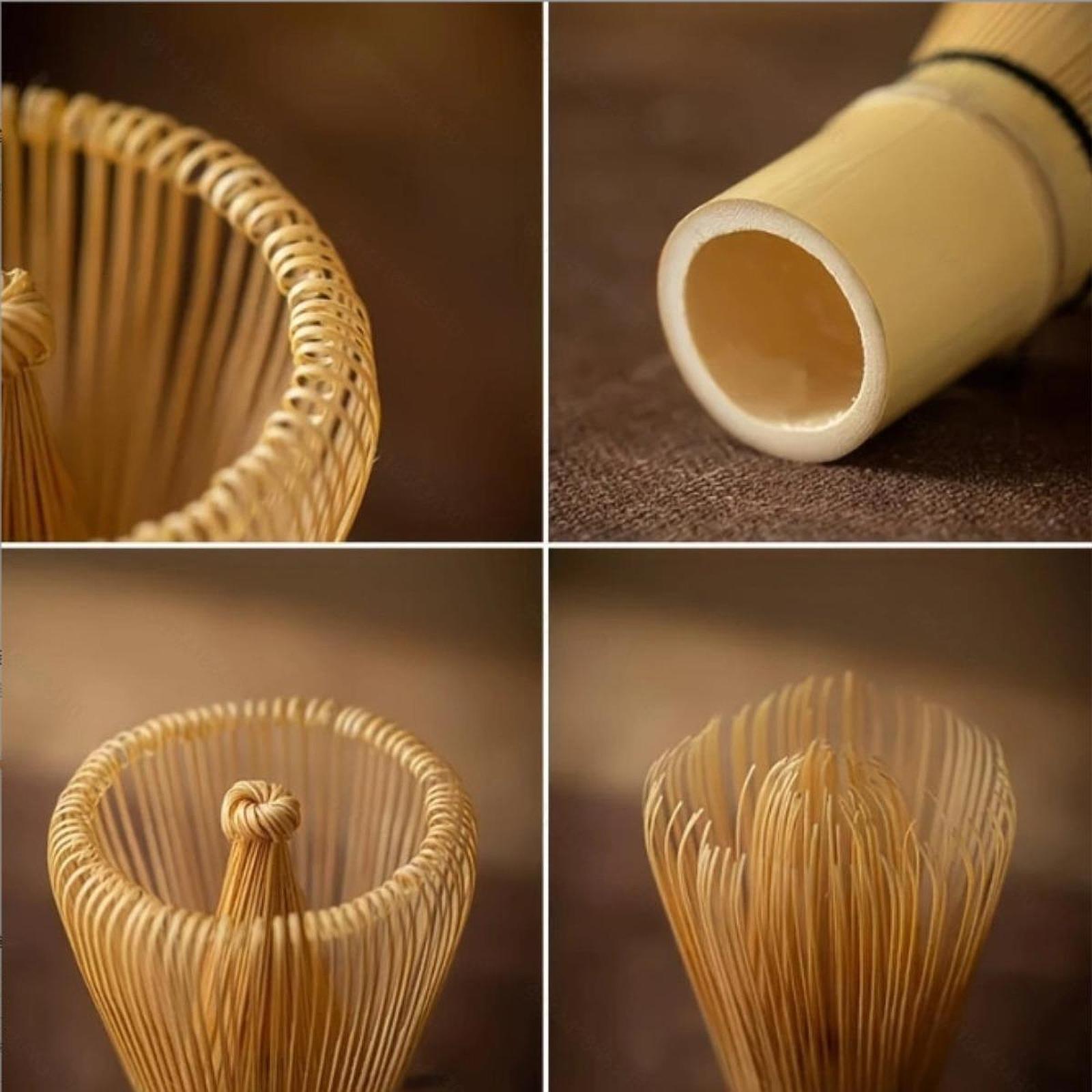 Matcha Whisk Starter with Holder Bamboo Whisk for Tea Ceremony Matcha Powder Style C